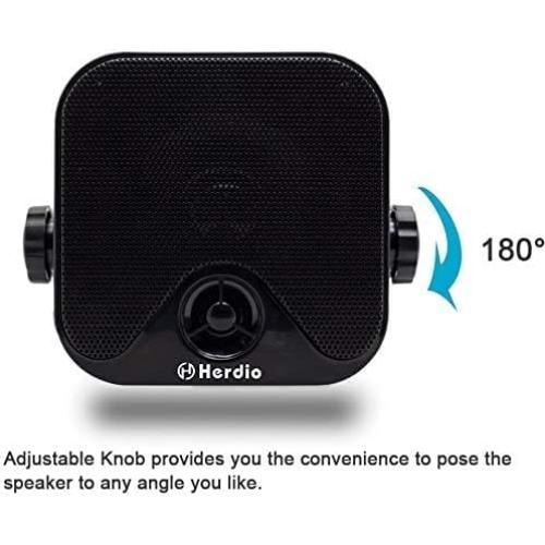 Altavoces Bluetooth Marinos Herdio HMH 616BT 4" Impermeables