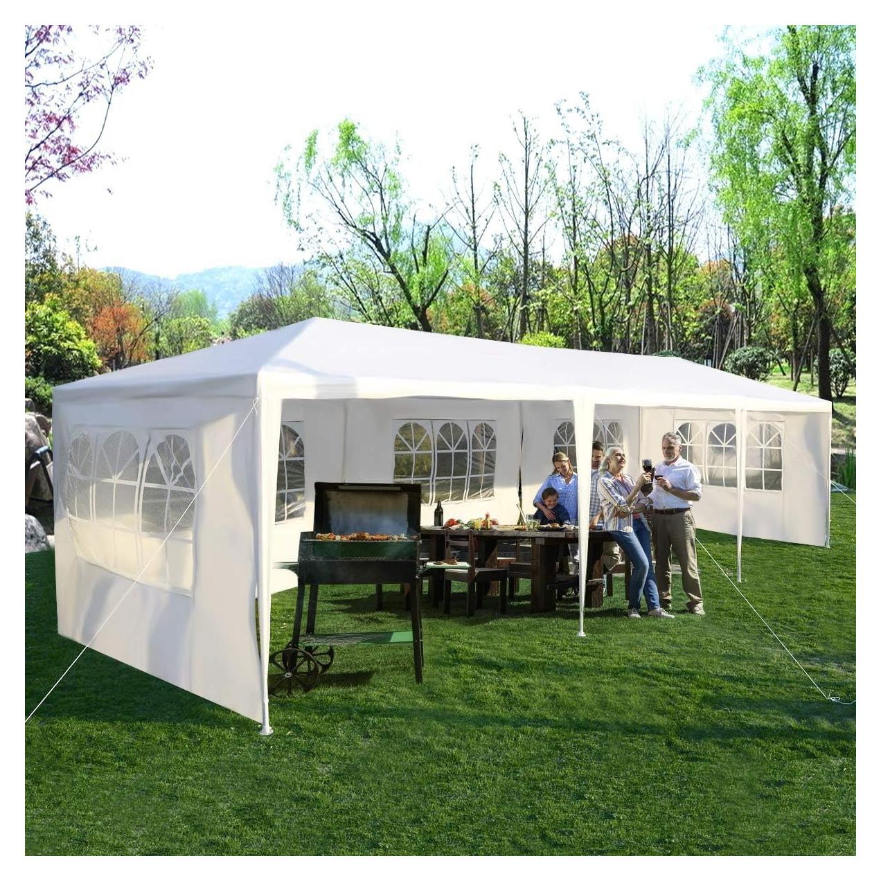 Carpa de Fiesta Tangkula 10x30 Pies (3.05x9.14m) 5 Paredes