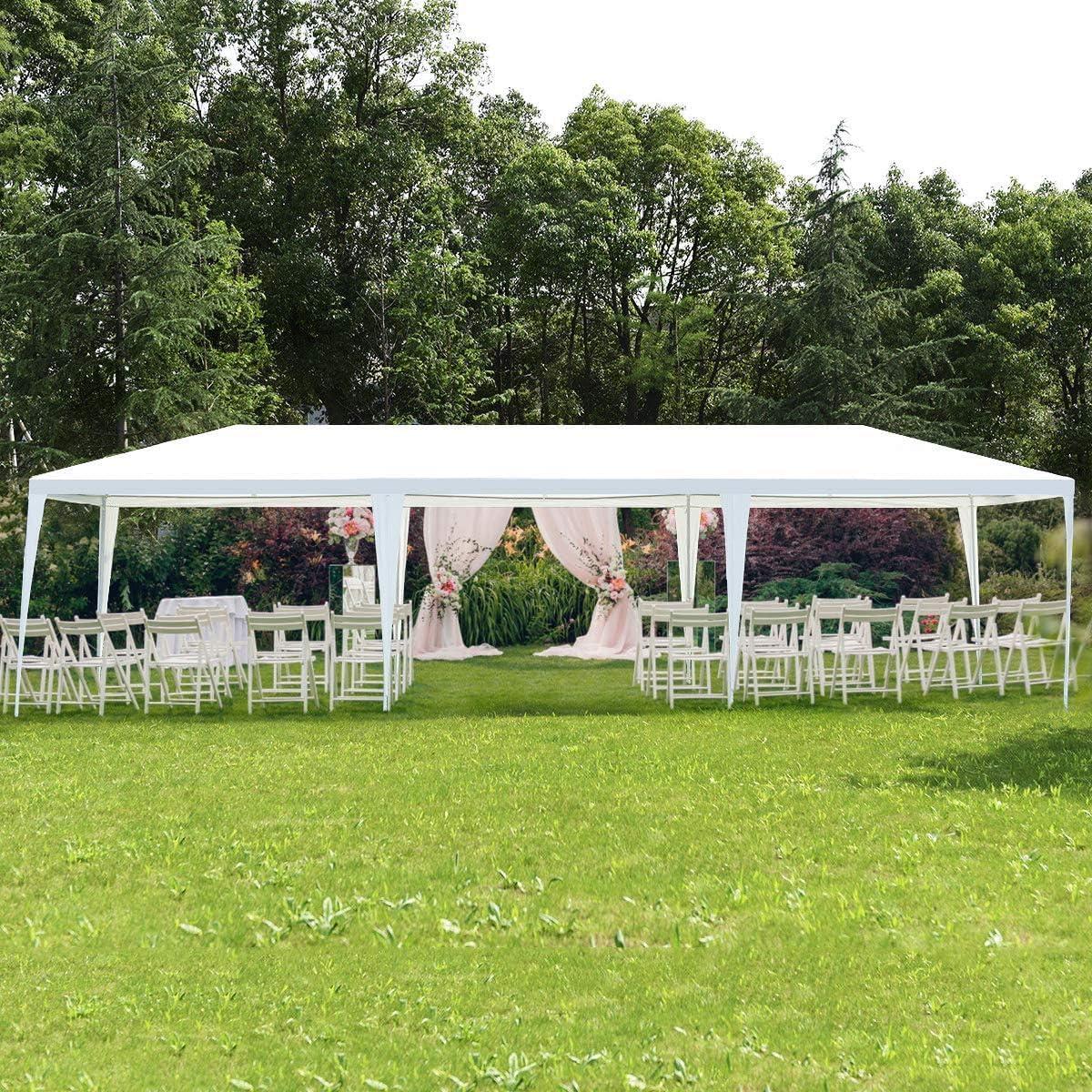 Carpa de Fiesta Tangkula 10x30 Pies (3.05x9.14m) 5 Paredes