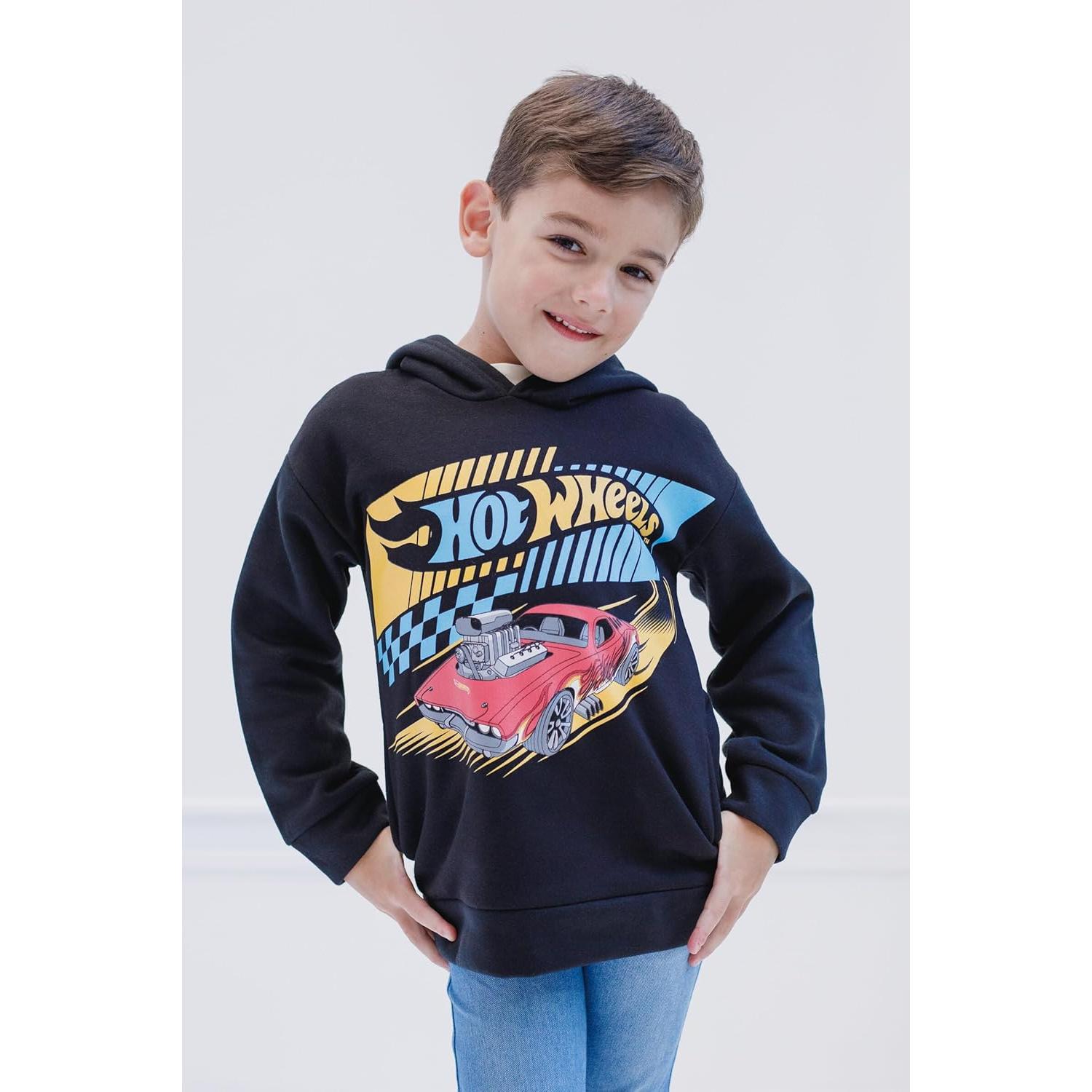 Sudadera con Capucha Hot Wheels para Niños 2T - Forro Polar