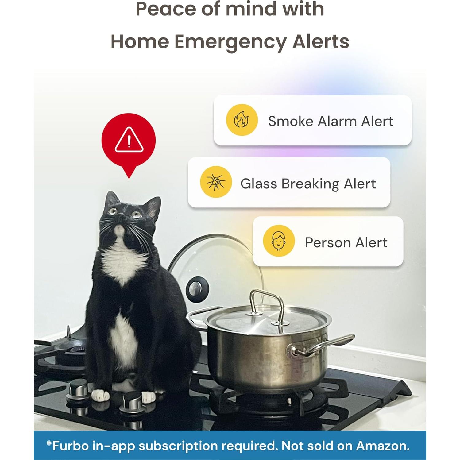 Cámara Inteligente para Gatos Furbo 360° - Suscripción Requerida