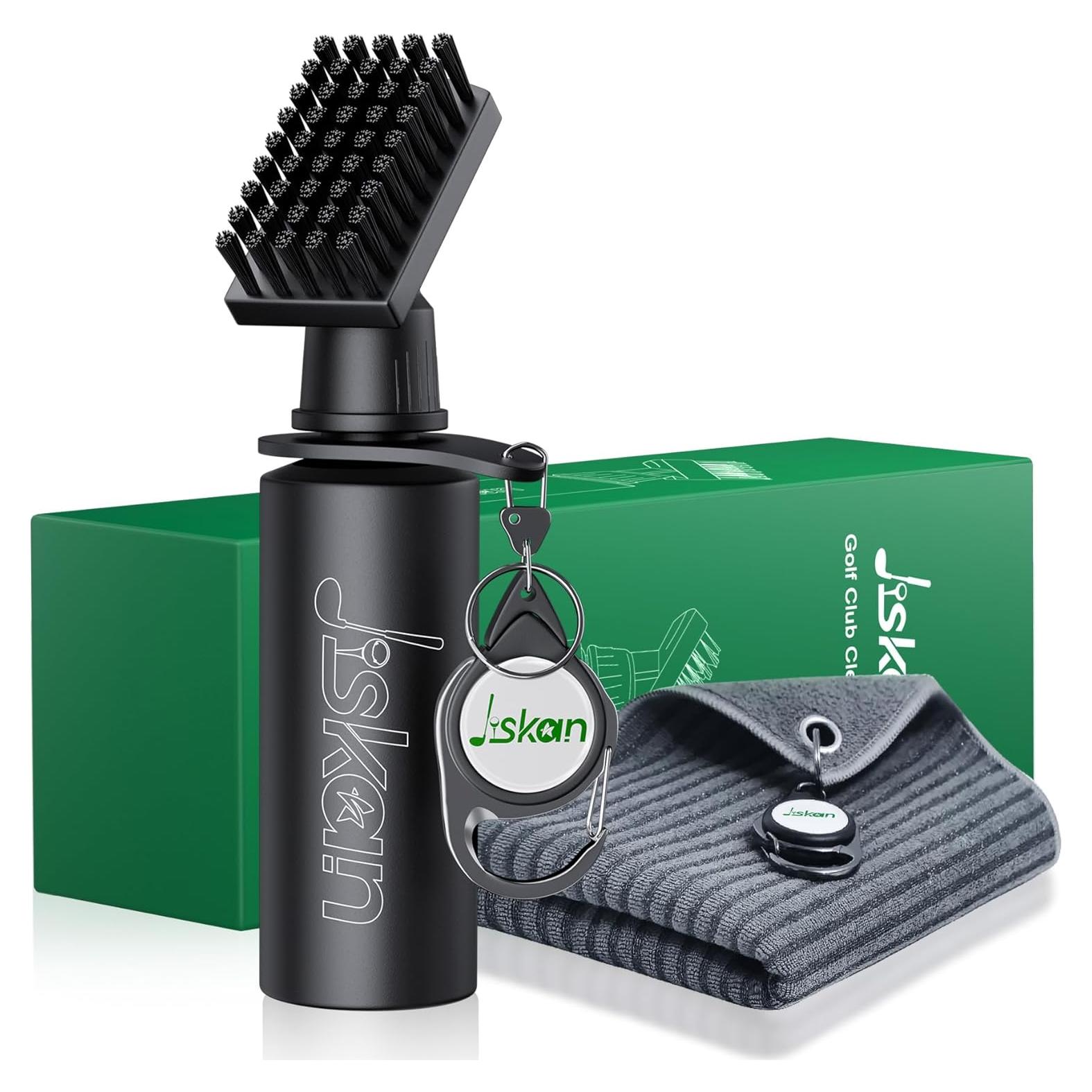 Limpiador de Golf Jiskan JIS-CT01 con Cepillo y Toalla
