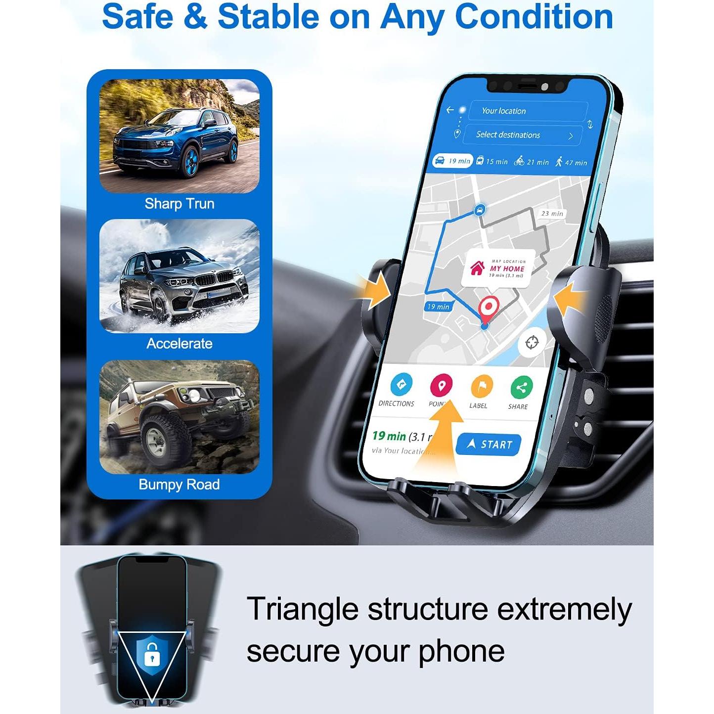 Soporte para Teléfono de Auto vanva Universal 360° Antideslizante