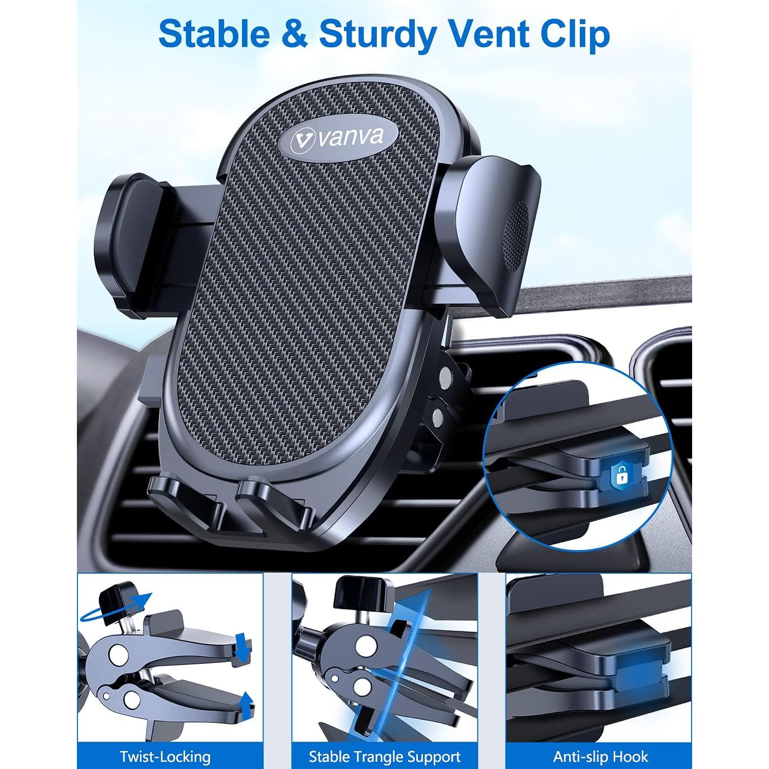 Soporte para Teléfono de Auto vanva Universal 360° Antideslizante