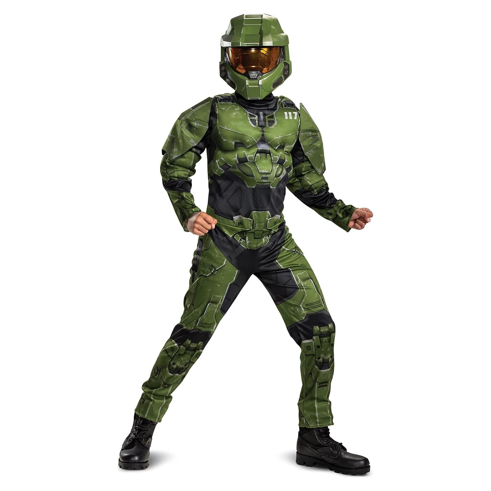 Disfraz Infantil Master Chief Halo Infinite Musculatura