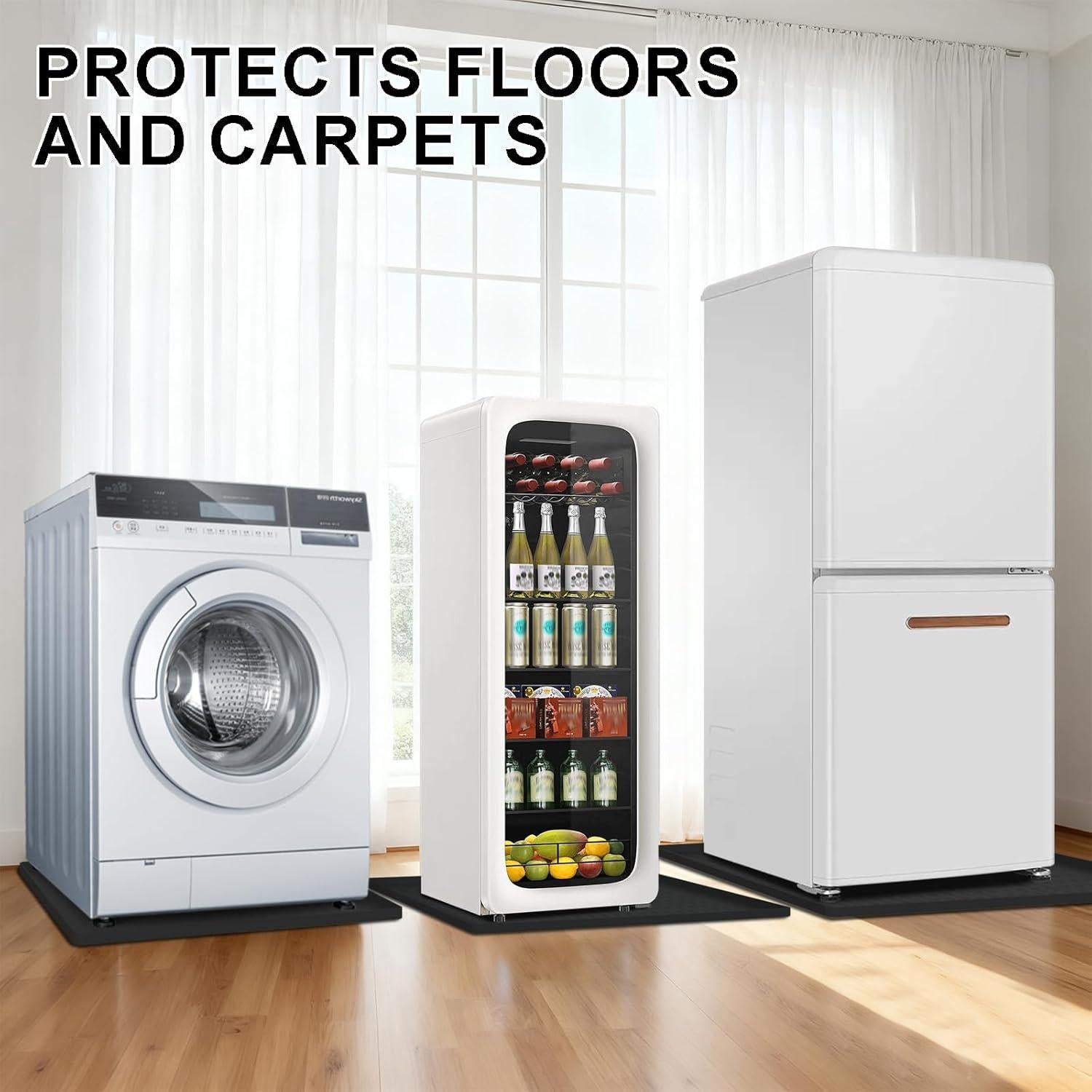 Alfombrilla de Silicona AIZOE 60x60 cm para Mini Nevera y Lavadora