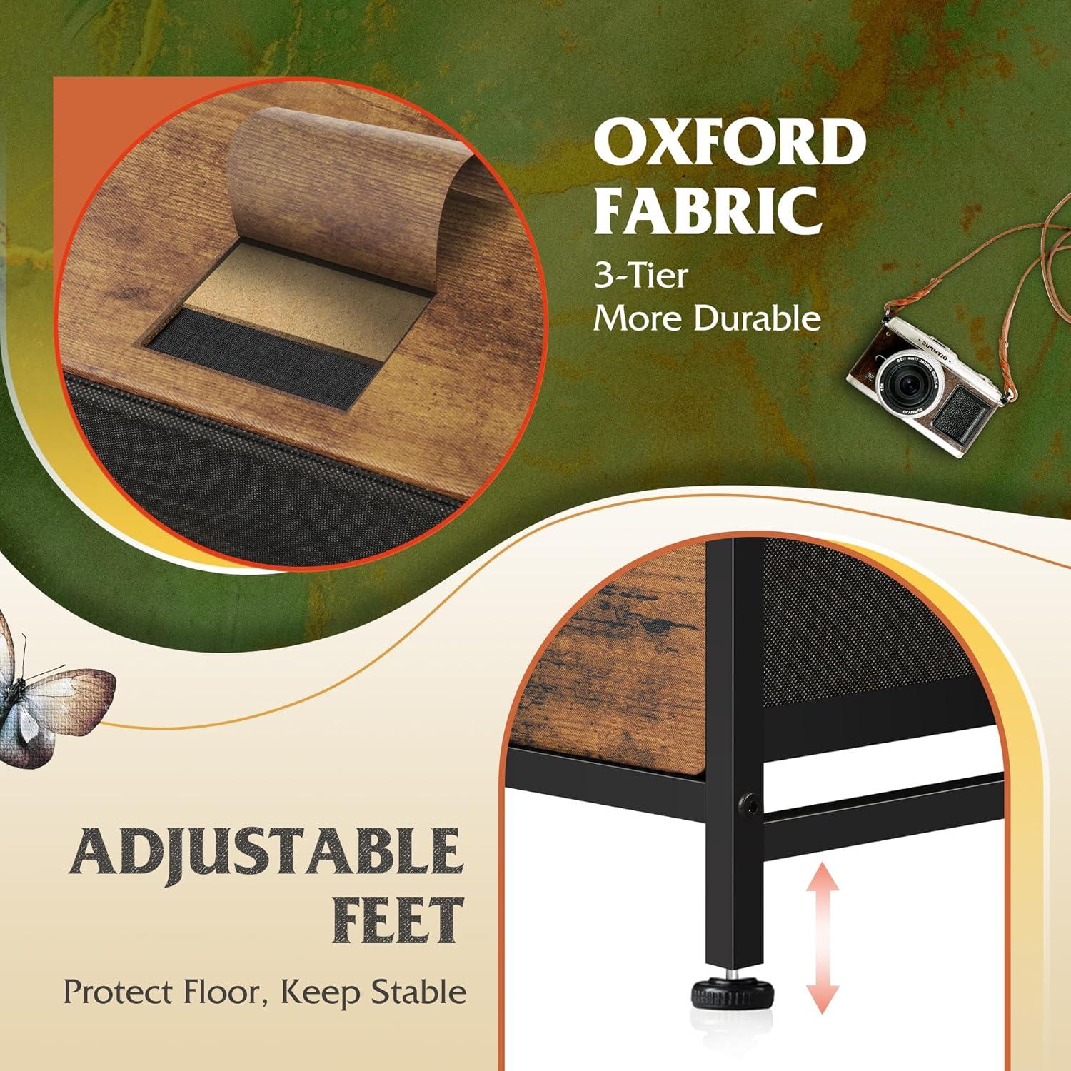 Cajonera WLIVE de 9 Cajones con Estructura de Acero y Madera