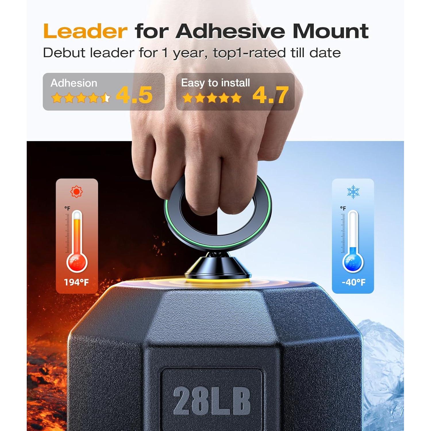 Soporte de Coche Magnético VICSEED 360° para iPhone