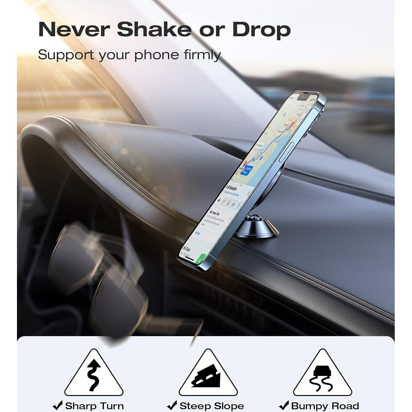 Soporte de Coche Magnético VICSEED 360° para iPhone