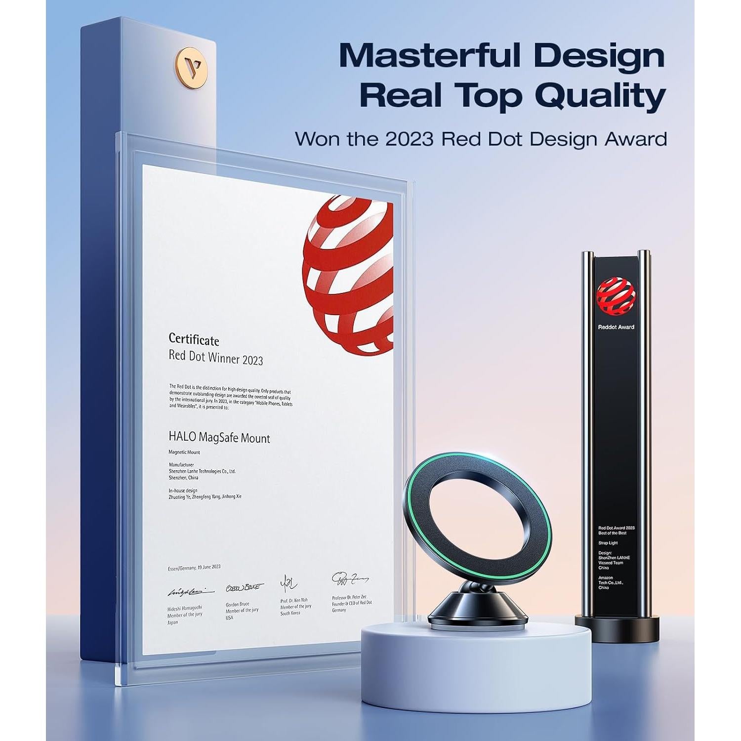 Soporte de Coche Magnético VICSEED 360° para iPhone