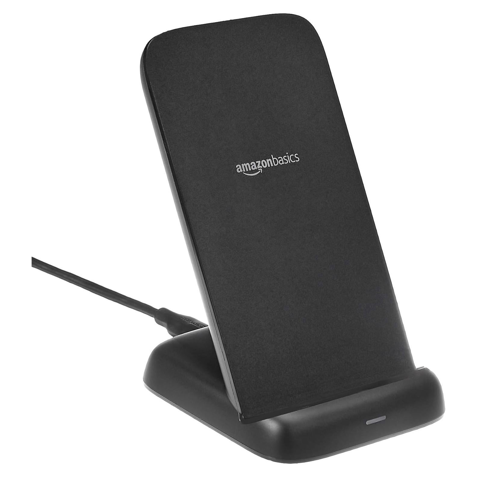 Cargador Inalámbrico Amazon Basics 10W Qi para Smartphones
