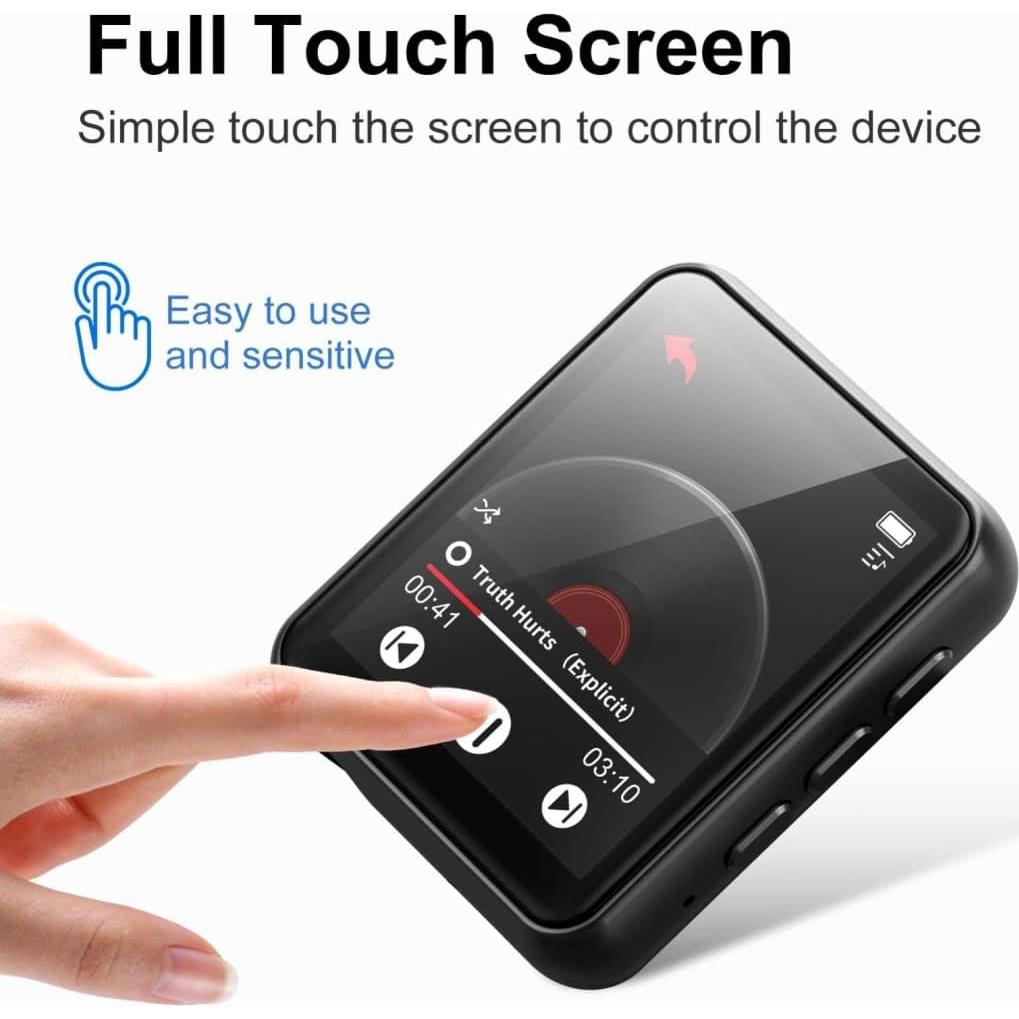 Reproductor MP3 JOLIKE M5 64GB Bluetooth 5.3 Pantalla Táctil