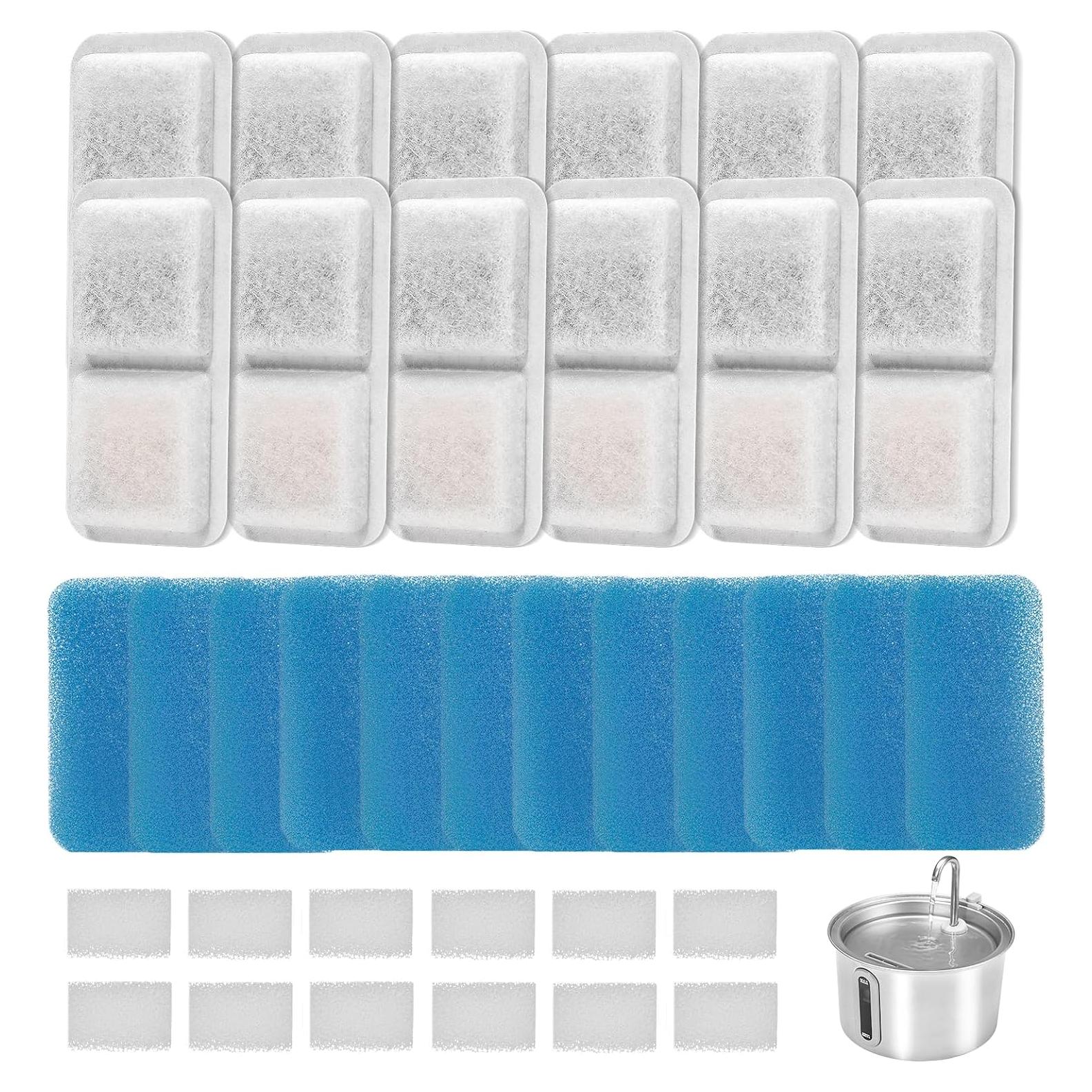 Filtros de Agua para Gatos Bravelk - Paquete de 12 Unidades