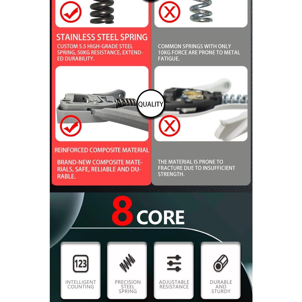 Ejercitador de Muslos MOXIAOYAN 35kg para Kegel y Suelo Pélvico