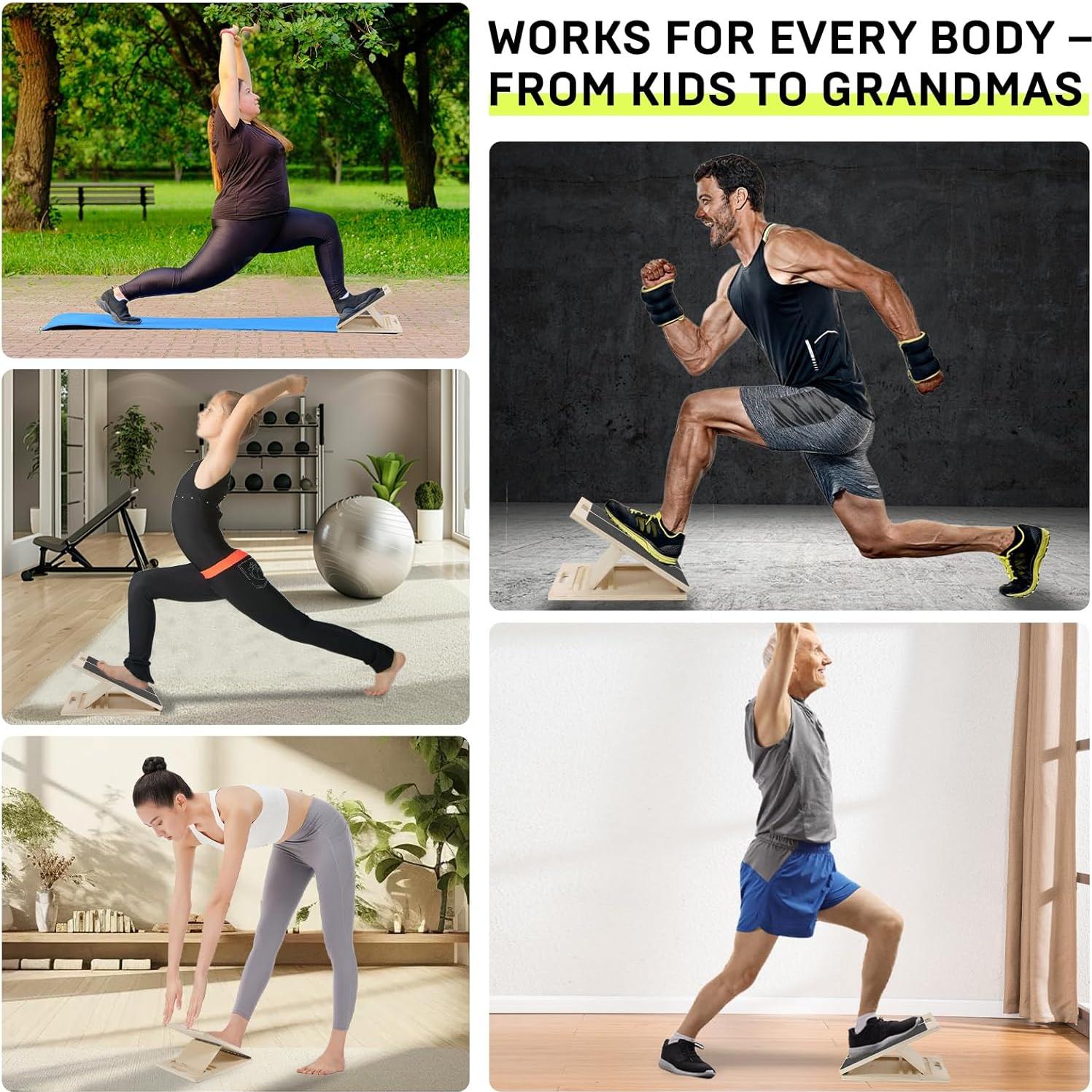 Tablero Inclinable Ajustable RSHEXJI para Estiramiento y Fuerza