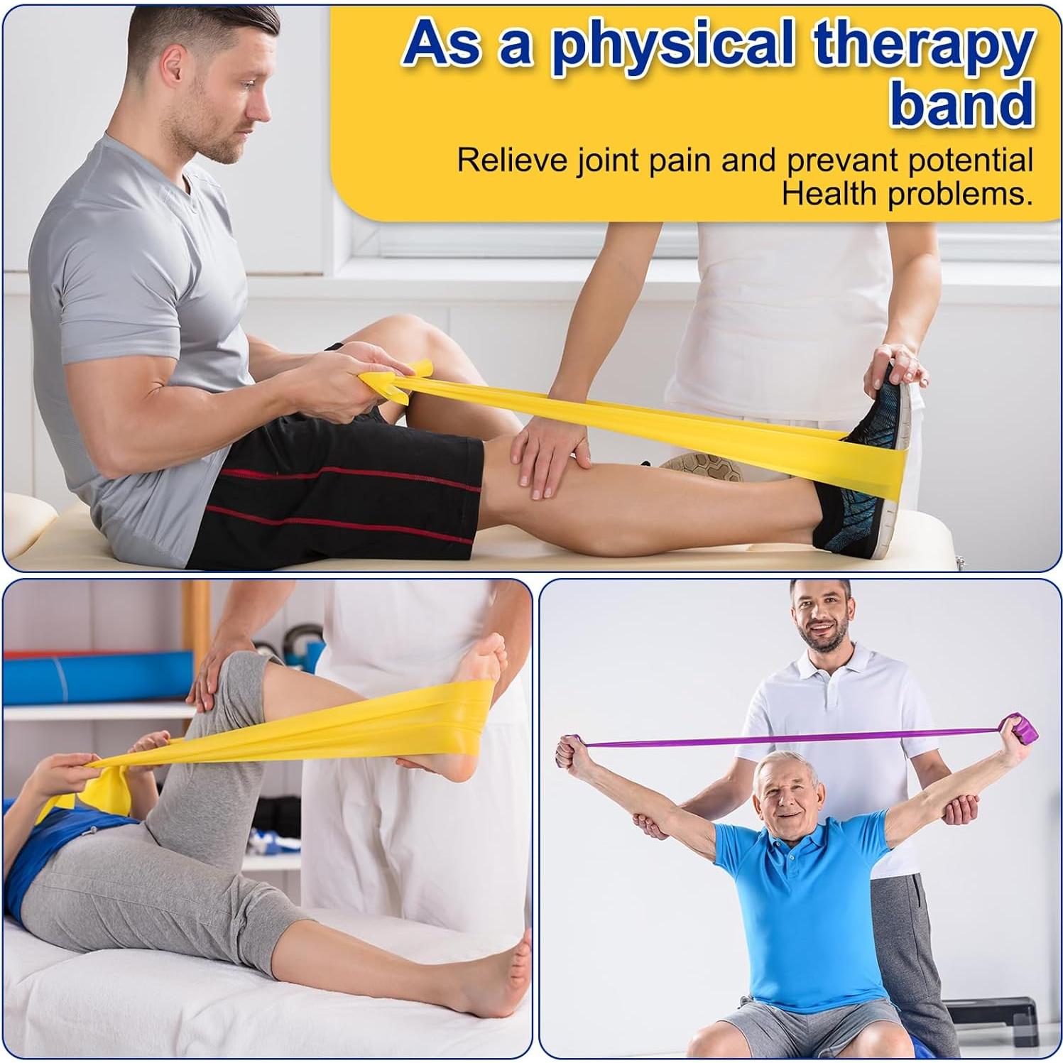 Banda de Ejercicio de Resistencia Lvyeyung 2 Pcs con Mangos