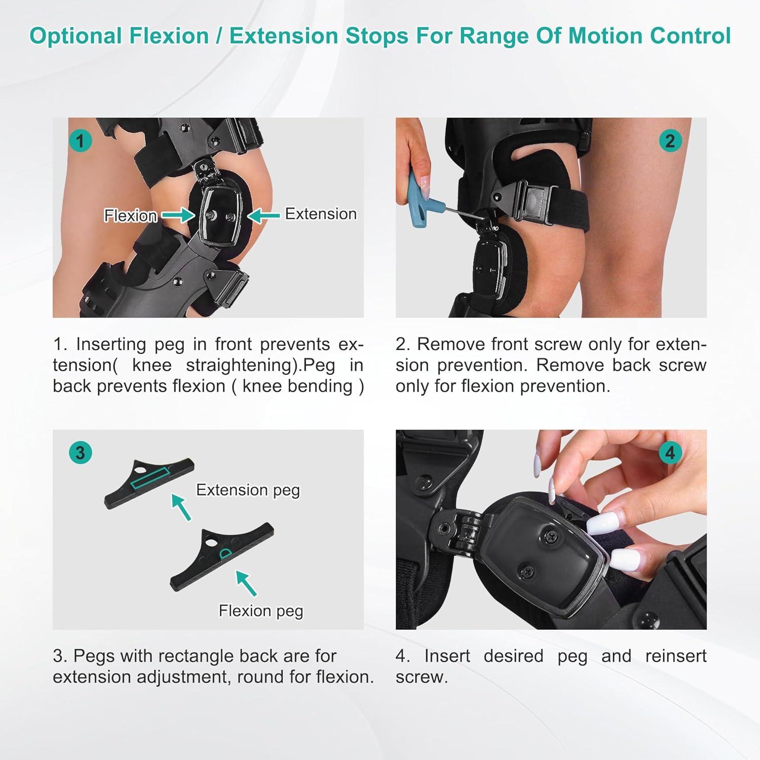 Soporte de Rodilla Descompresor OA FocuBoody - Ajustable Derecho