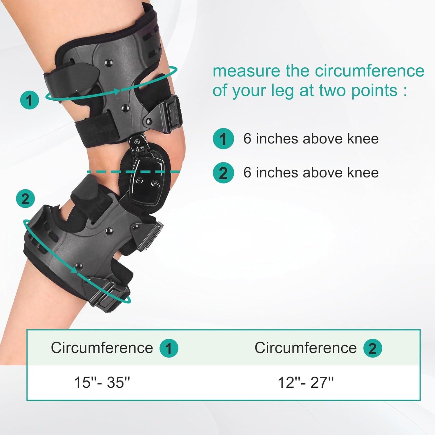 Soporte de Rodilla Descompresor OA FocuBoody - Ajustable Derecho