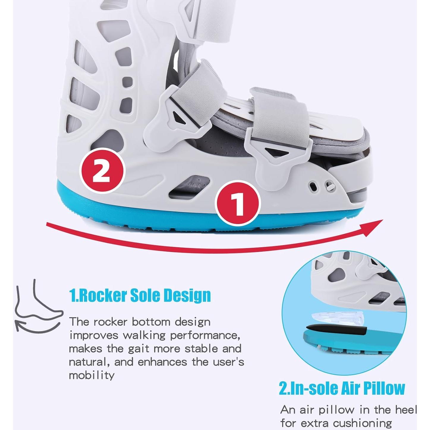 Botín Inflable Walker Air Cam Tairibousy para Fracturas M