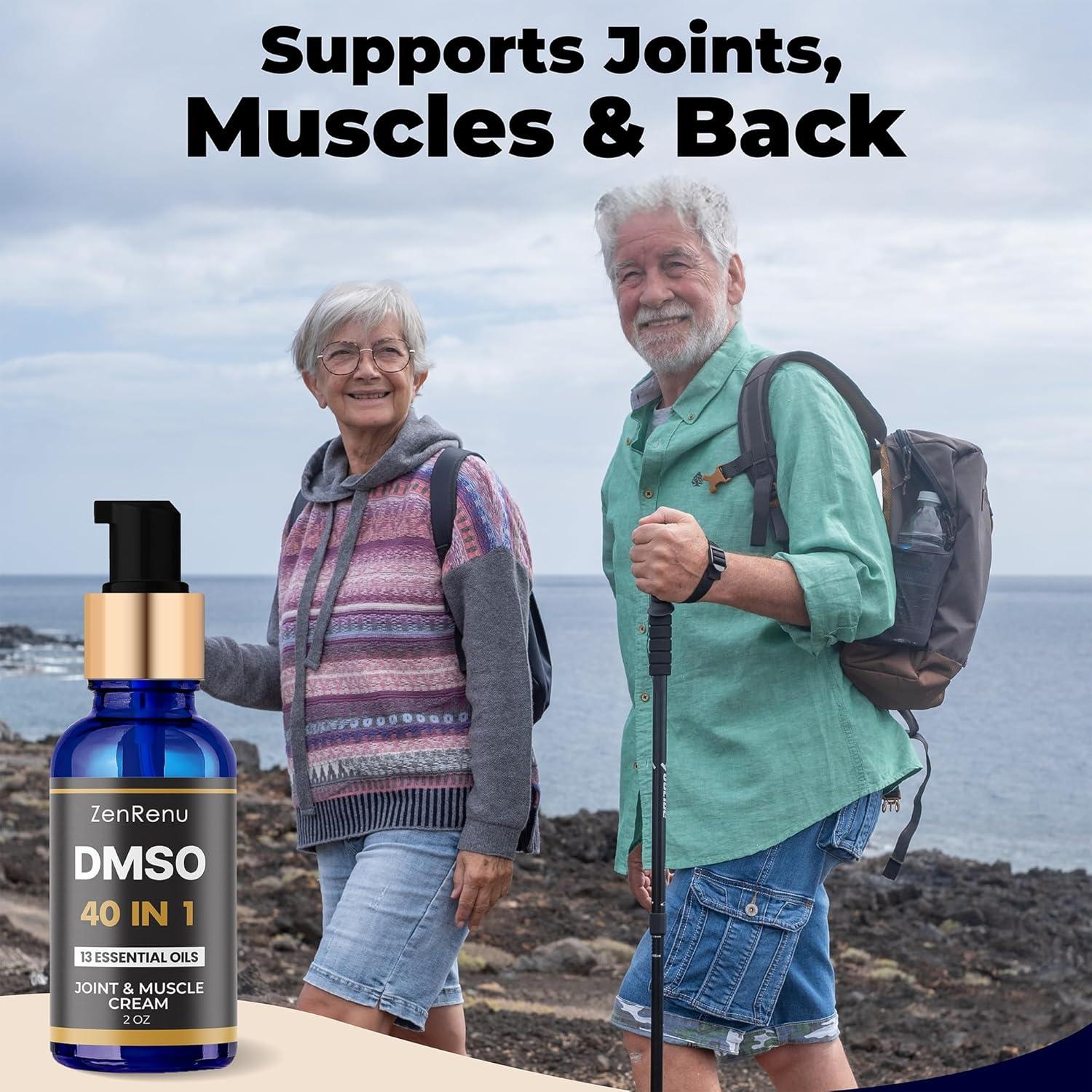 Crema DMSO Zenrenu 99.995% Pura 60 ml - Articulaciones y Músculos