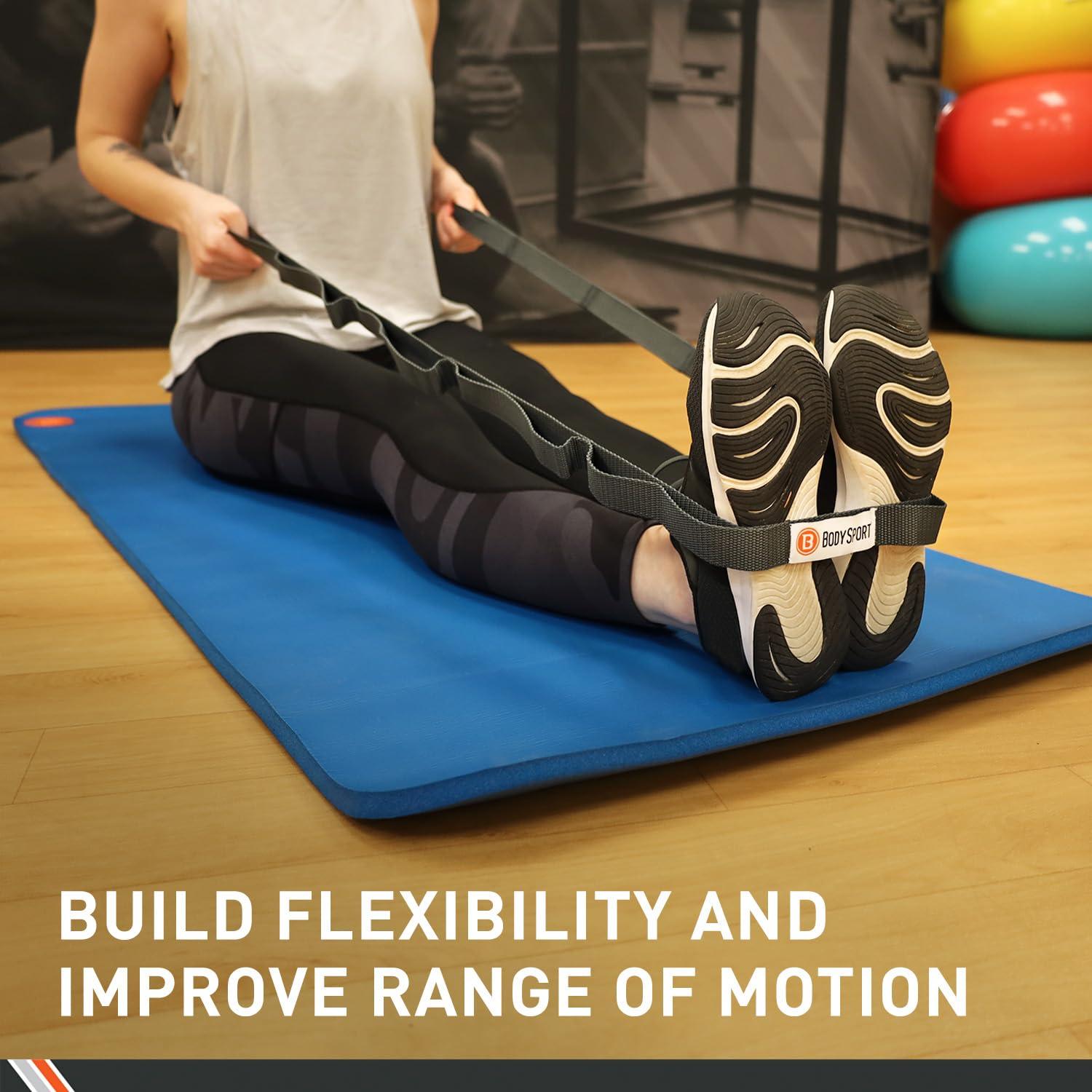 Cinta de Estiramiento Estática Body Sport 1.83 m para Fitness