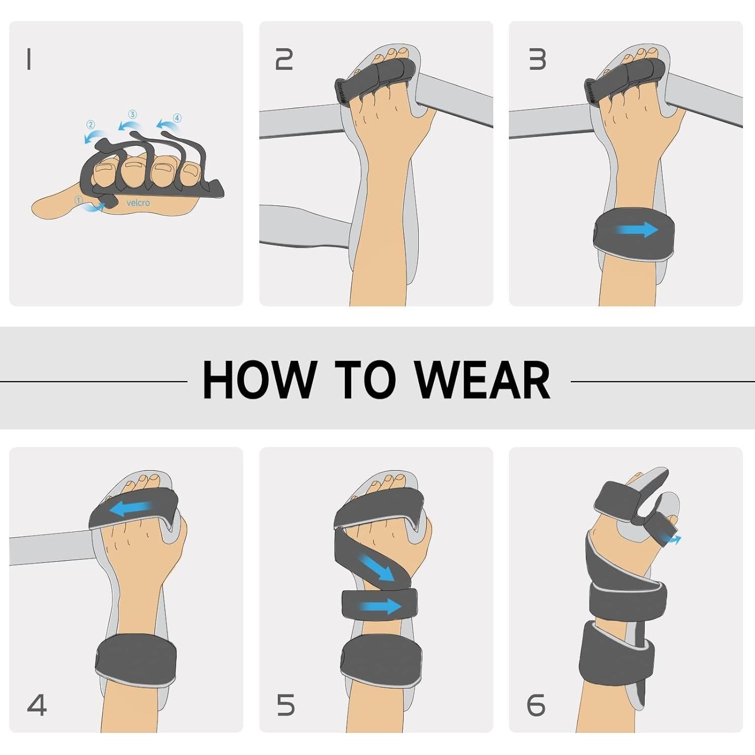 Férula de Mano OSK para Síndrome del Túnel Carpiano - Derecha, Pequeña