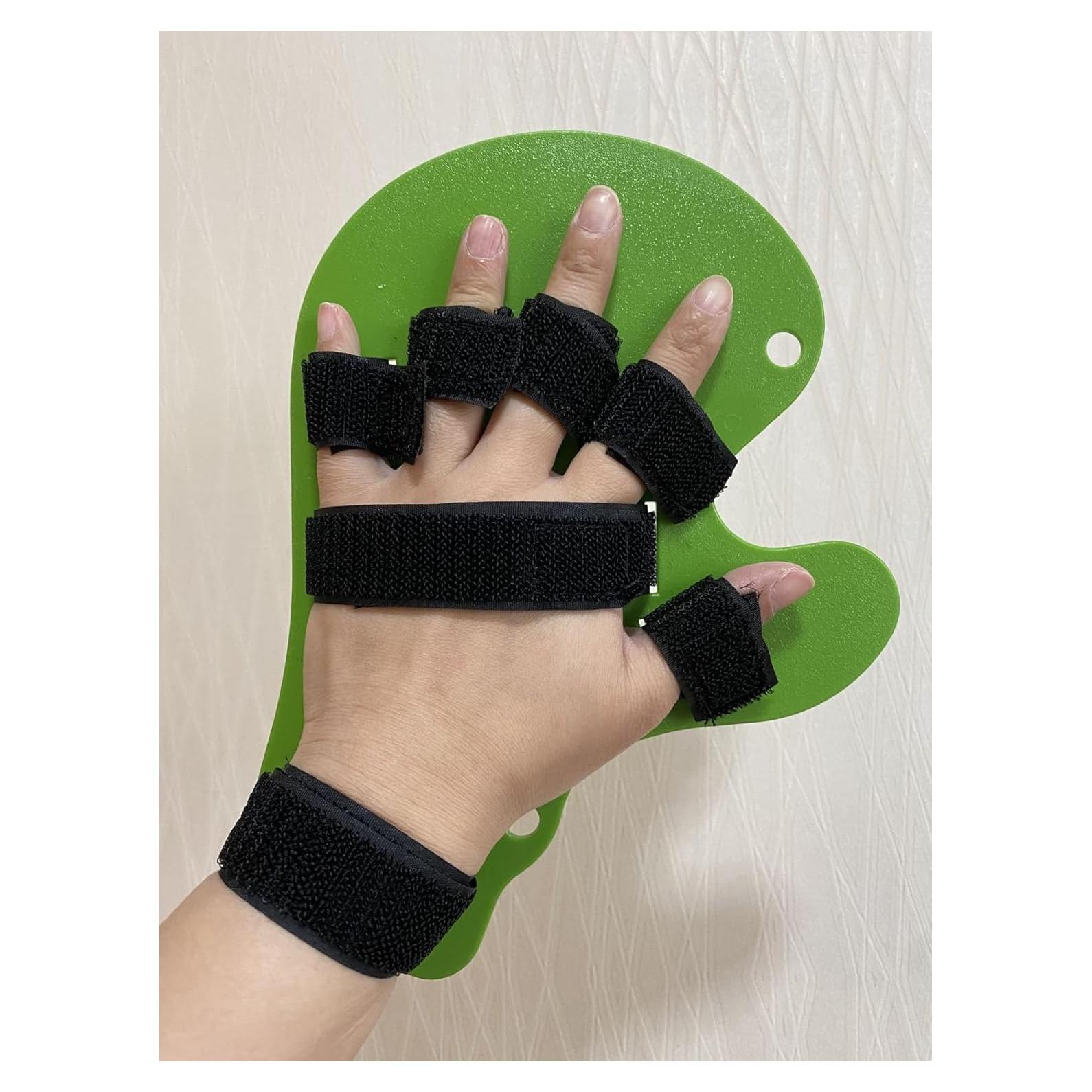 Férula de Mano Ajustable Aliewin para Rehabilitación Verde