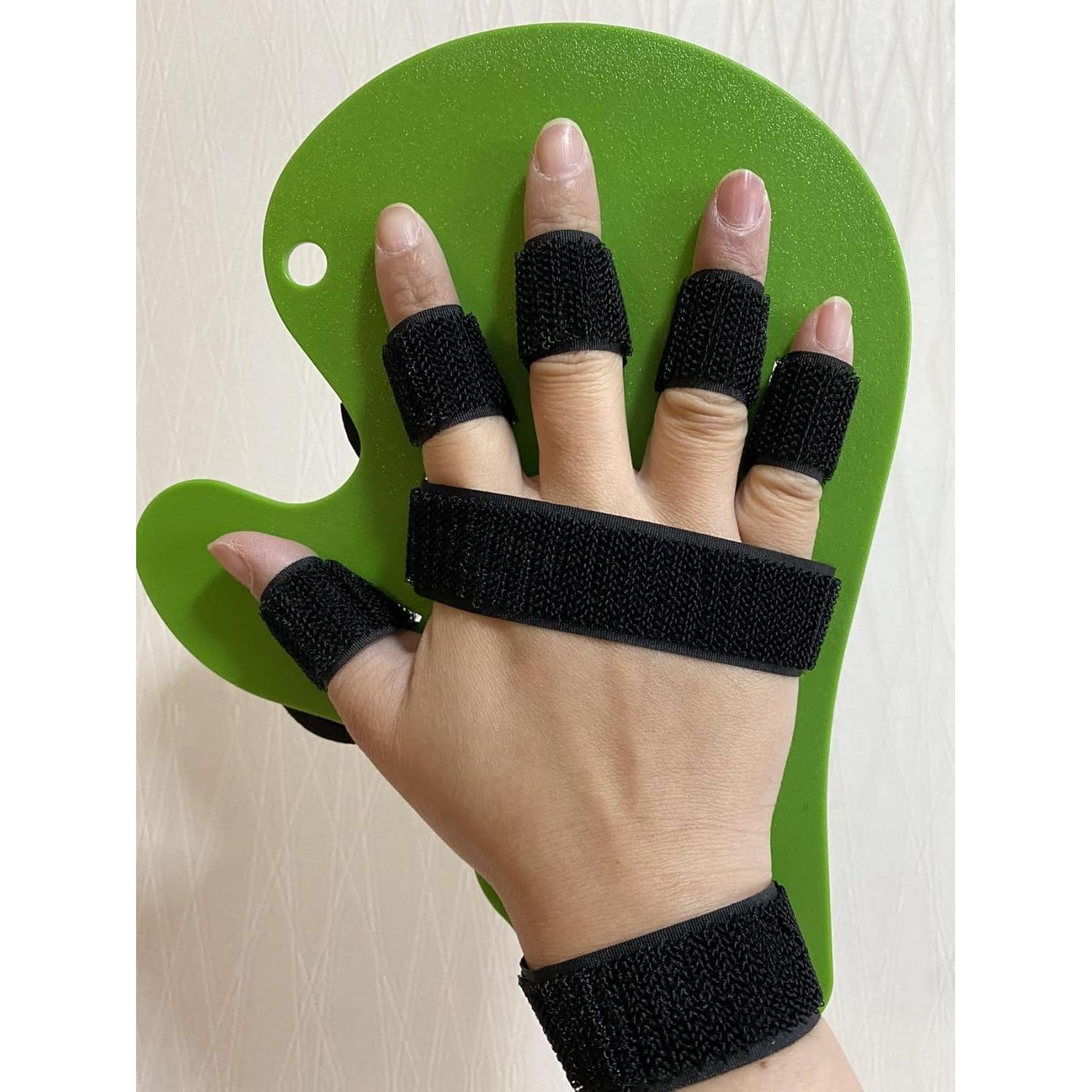Férula de Mano Ajustable Aliewin para Rehabilitación Verde