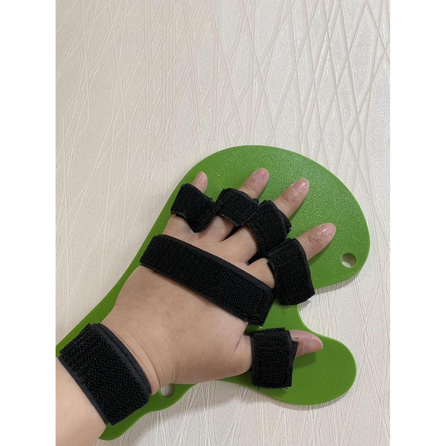 Férula de Mano Ajustable Aliewin para Rehabilitación Verde