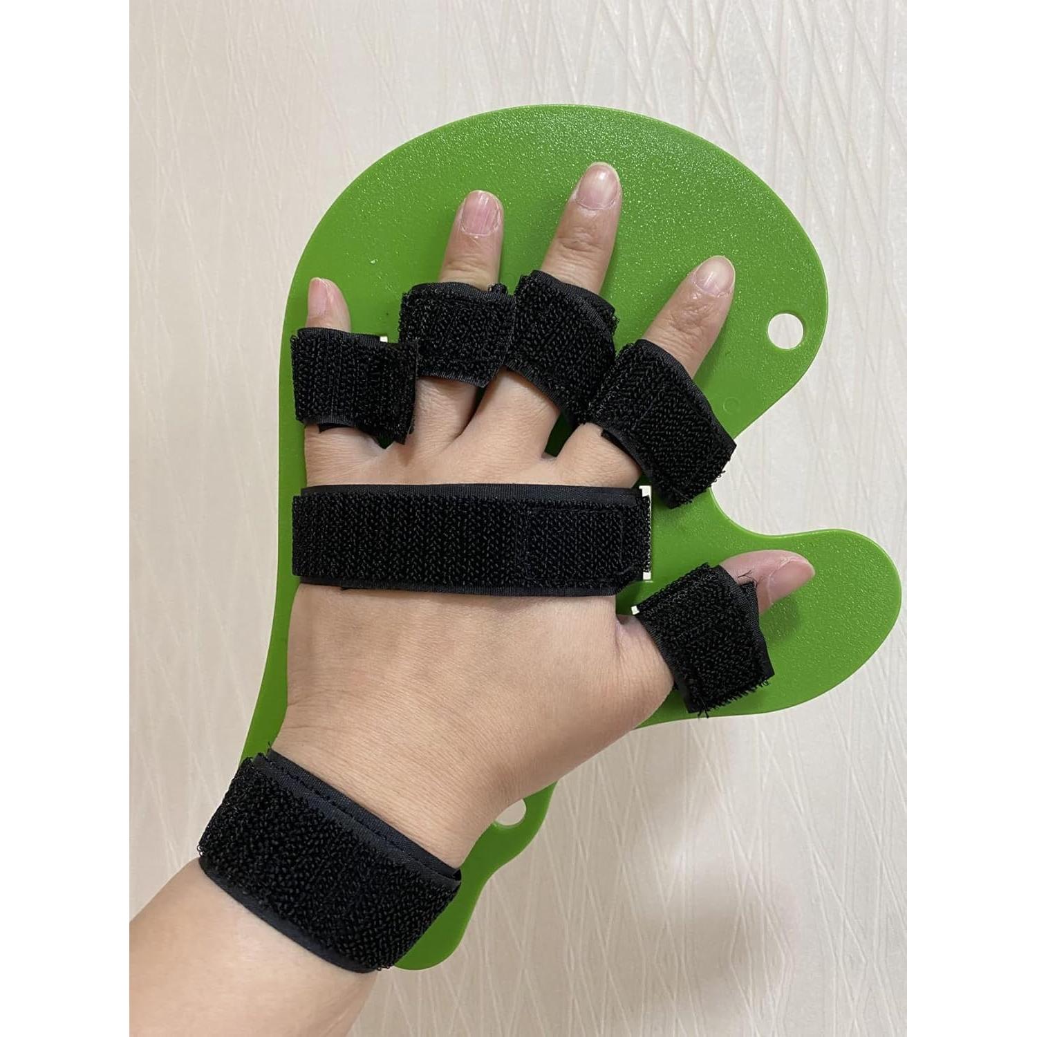 Férula de Mano Ajustable Aliewin para Rehabilitación Verde