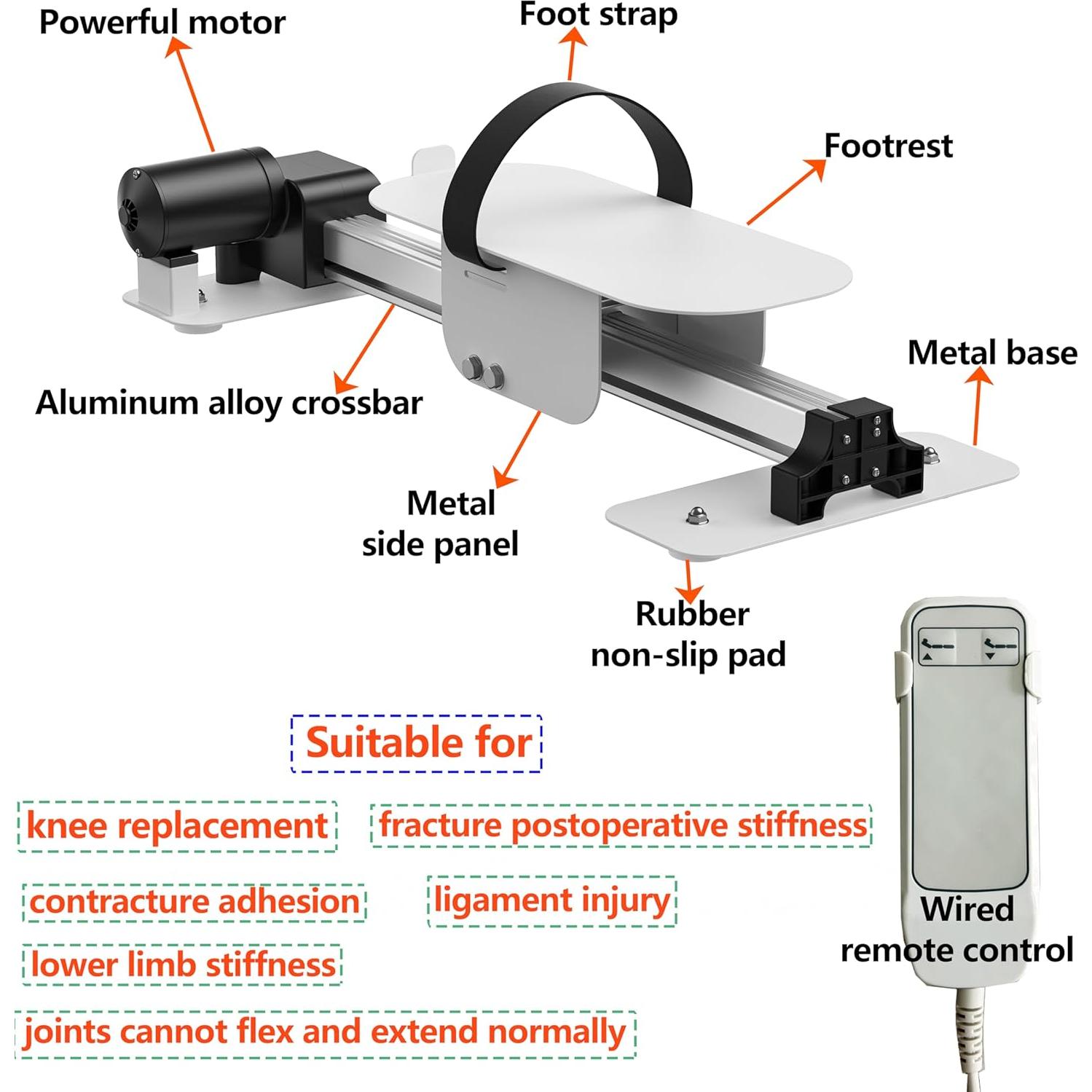 Deslizador Eléctrico de Rodilla SVZIOOG para Recuperación