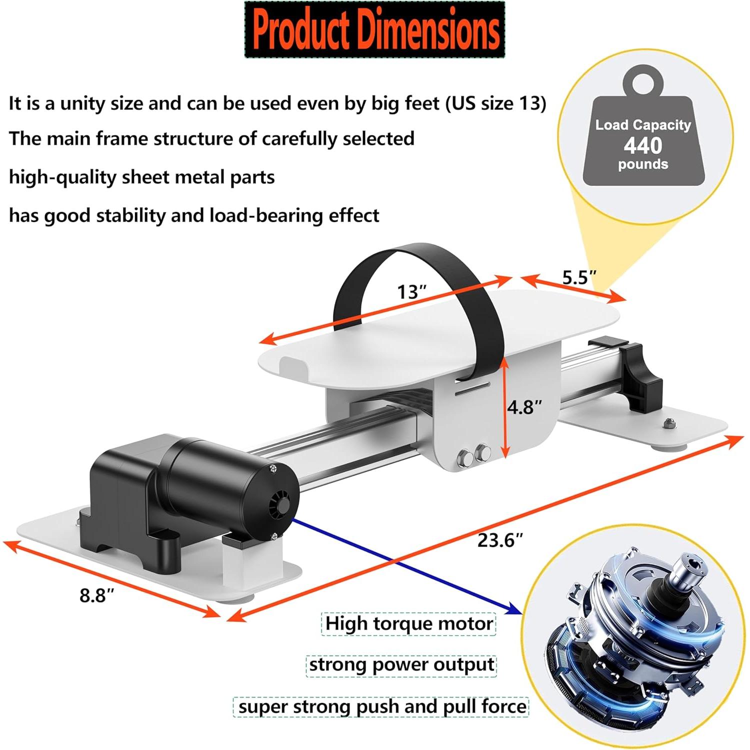 Deslizador Eléctrico de Rodilla SVZIOOG para Recuperación