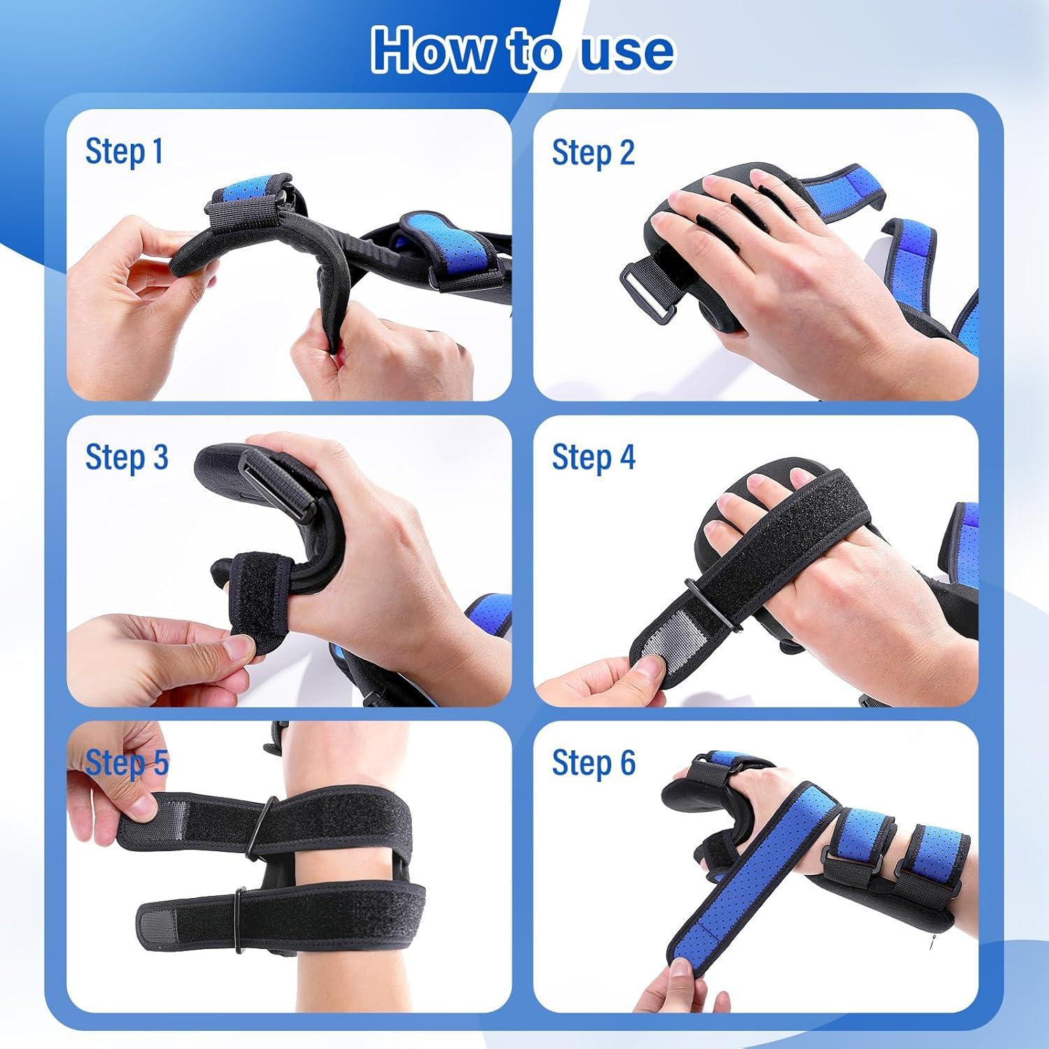 Férula de Mano en Reposo Chonario - Soporte Ergonómico Mediana Derecha