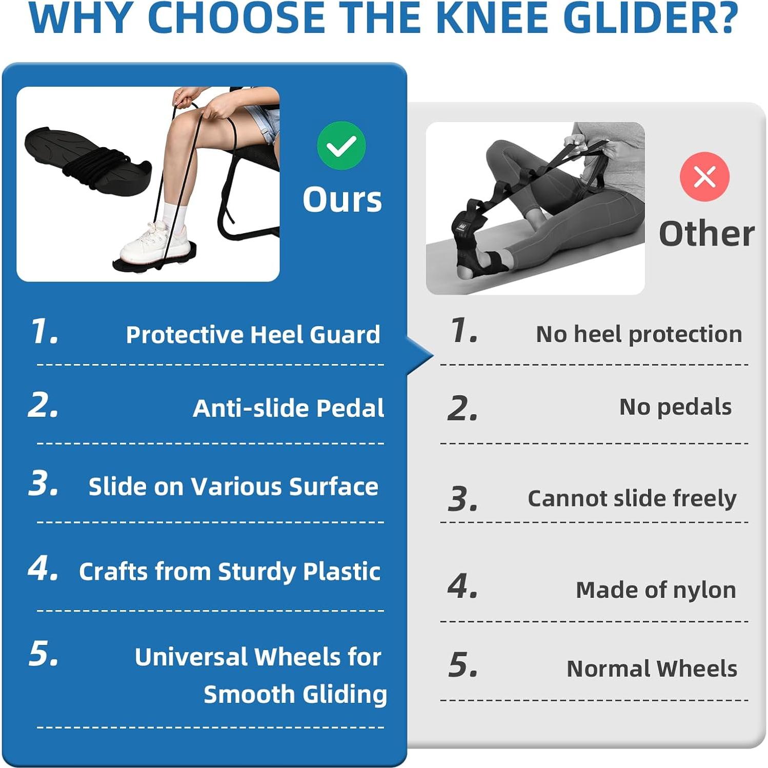 Deslizador de Rodilla KONGISS para Rehabilitación - 30 cm