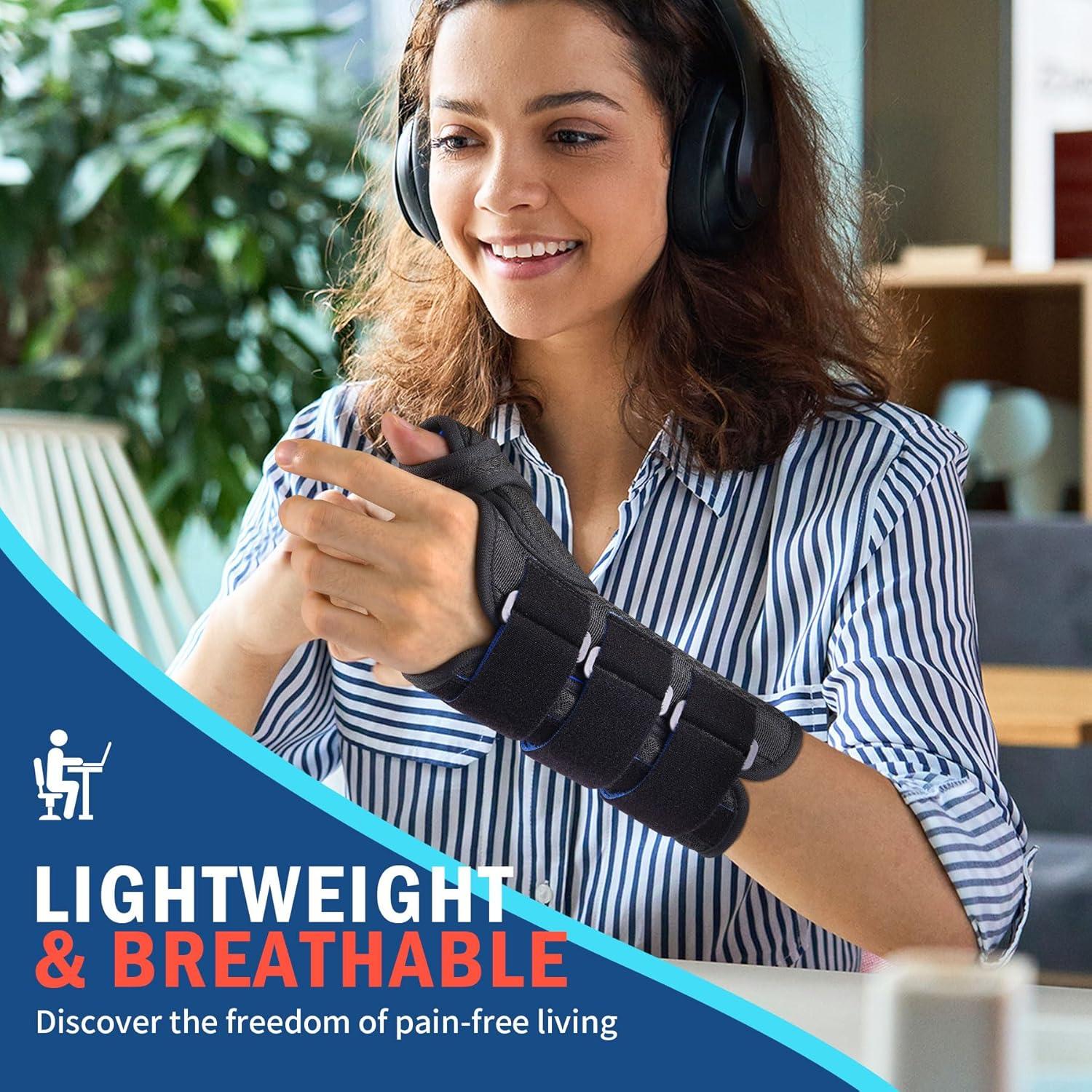 Muñequera con Férula de Pulgar FEATOL - Alivio Dolor Tendinitis