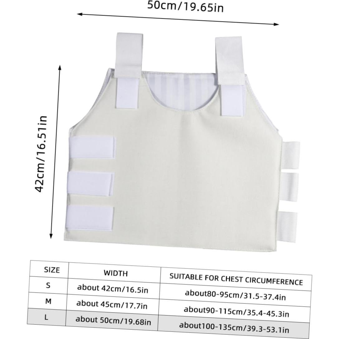 Cinturón de soporte para costillas BIUDECO unisex 50x42 cm