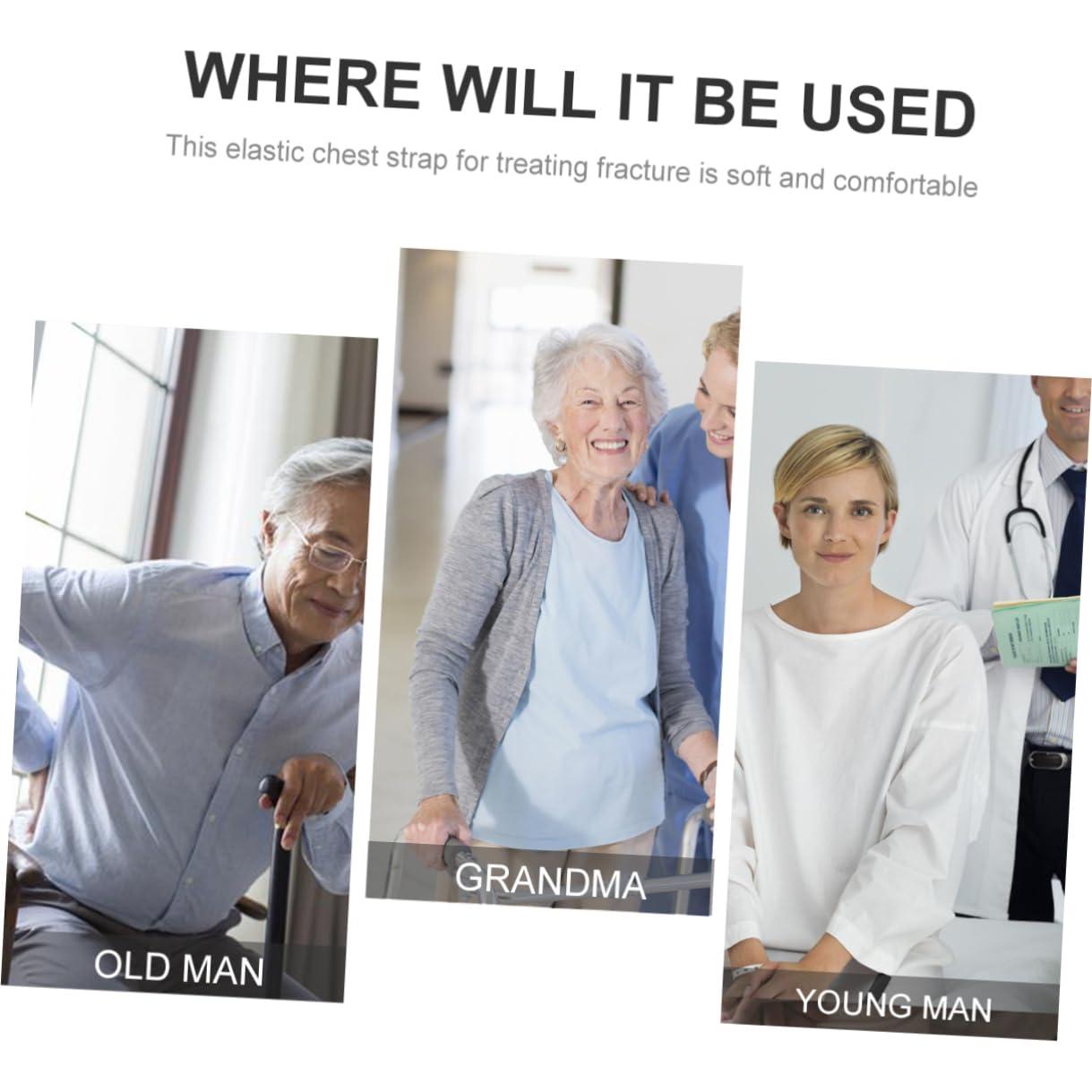 Cinturón de soporte para costillas BIUDECO unisex 50x42 cm