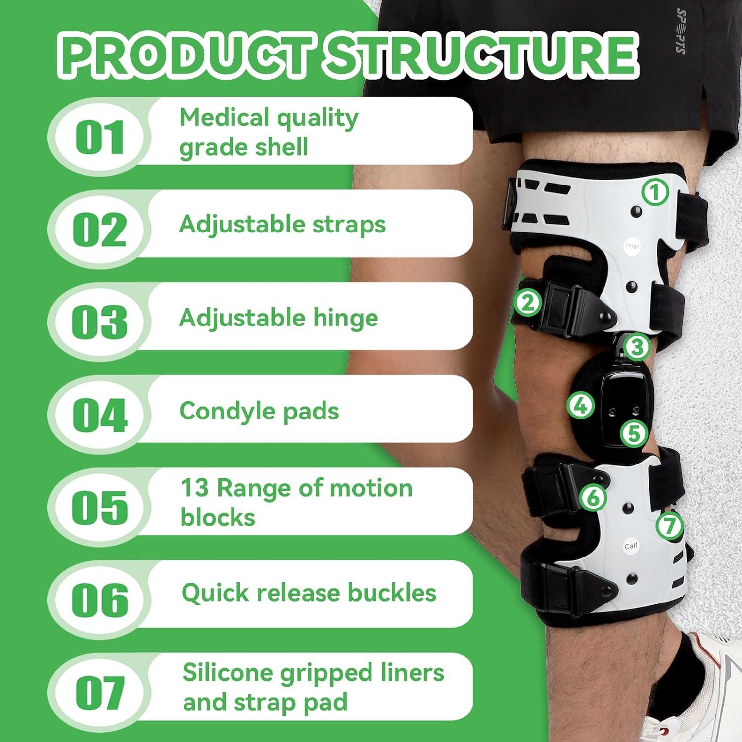 Férula de Rodilla Descompresiva Orthomen para Alivio de Dolor