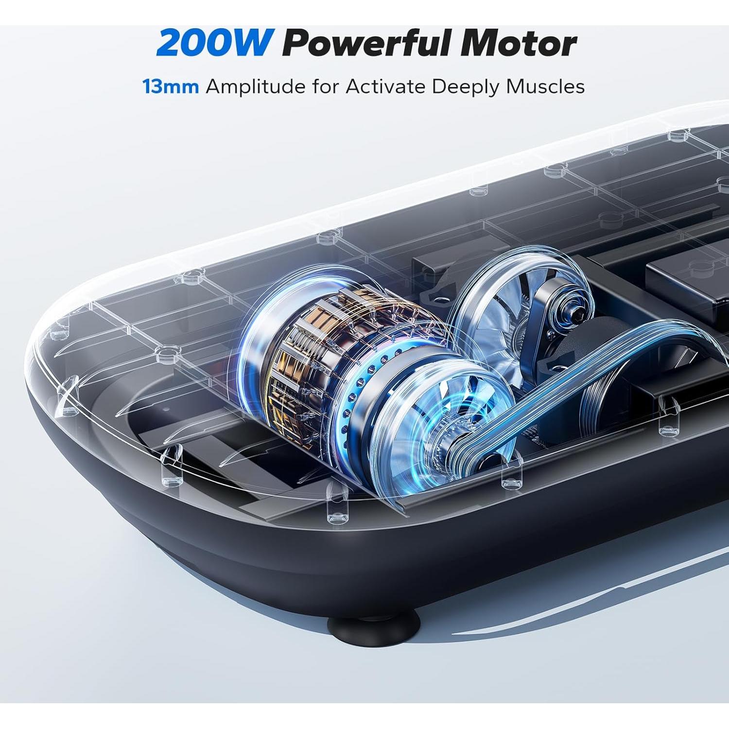 Máquina de Ejercicio Vibración MERACH CV40 200 Kg Bluetooth