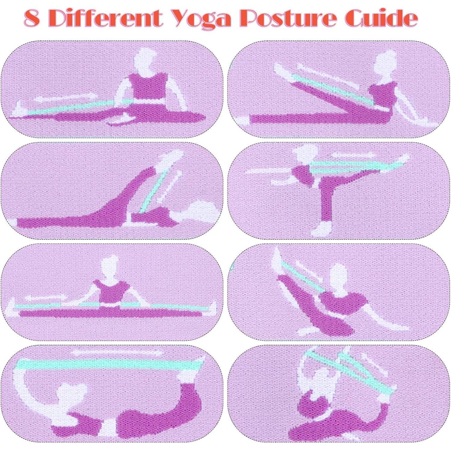 Correa de Estiramiento Elástica FNANJWQ 86 cm para Yoga y Pilates