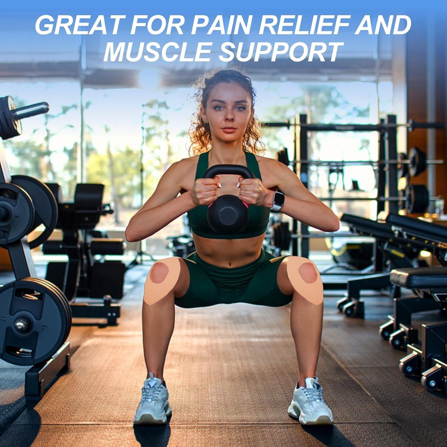 Cinta Kinesiológica Precutada Hurifeng para Rodillas 10 Pcs