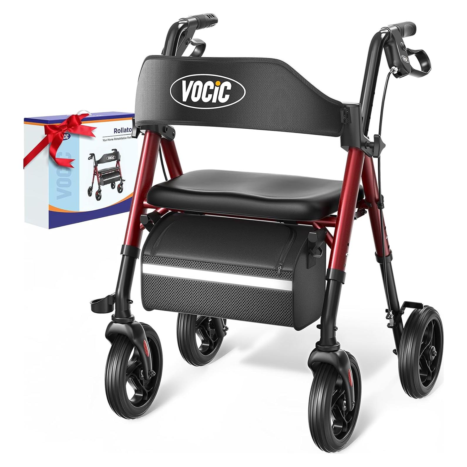 Caminador VOCIC Z21 para adultos mayores con asiento 158.8kg