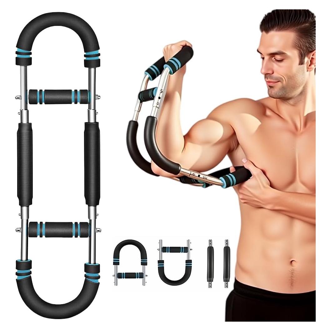 Entrenador de Fuerza de Brazo KBQ Ajustable 2 Niveles Resistencia