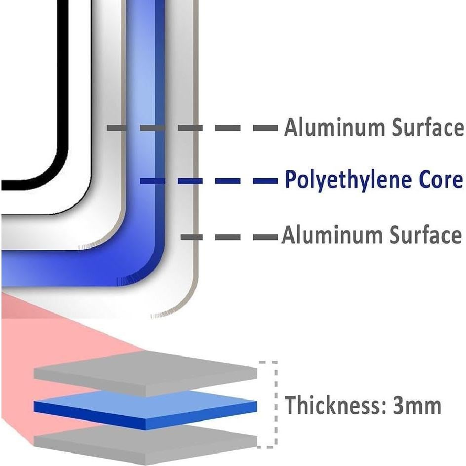 Señal de Aluminio Compuesto Work House 50.8 x 61 cm