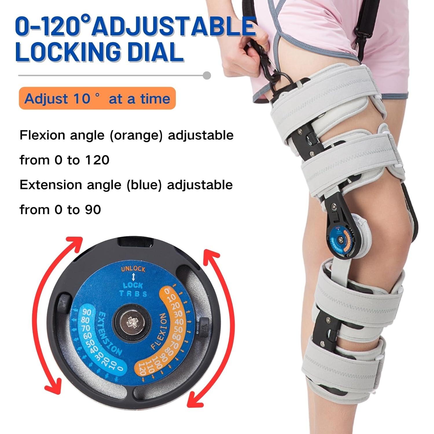 Férula de Rodilla ROM Mathgetin Ajustable para Recuperación