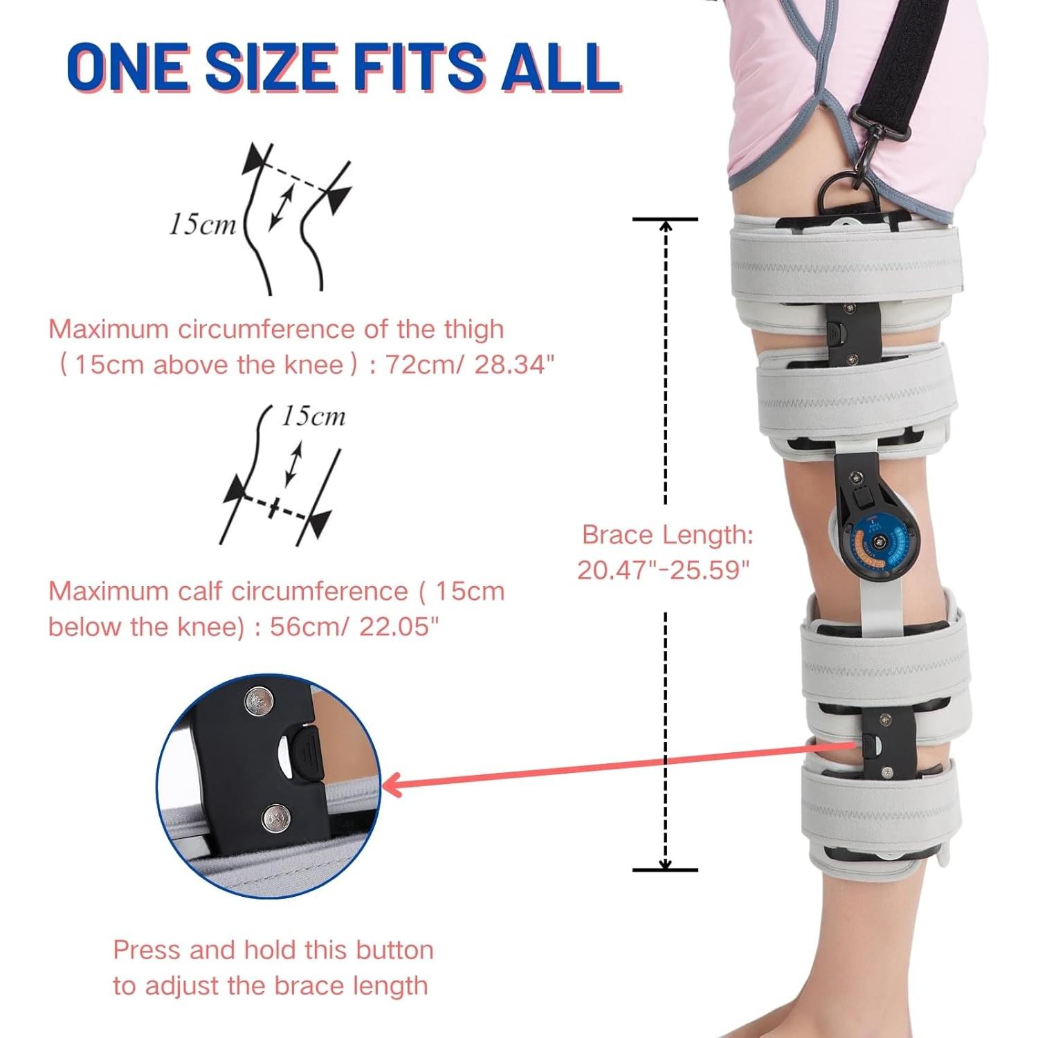 Férula de Rodilla ROM Mathgetin Ajustable para Recuperación