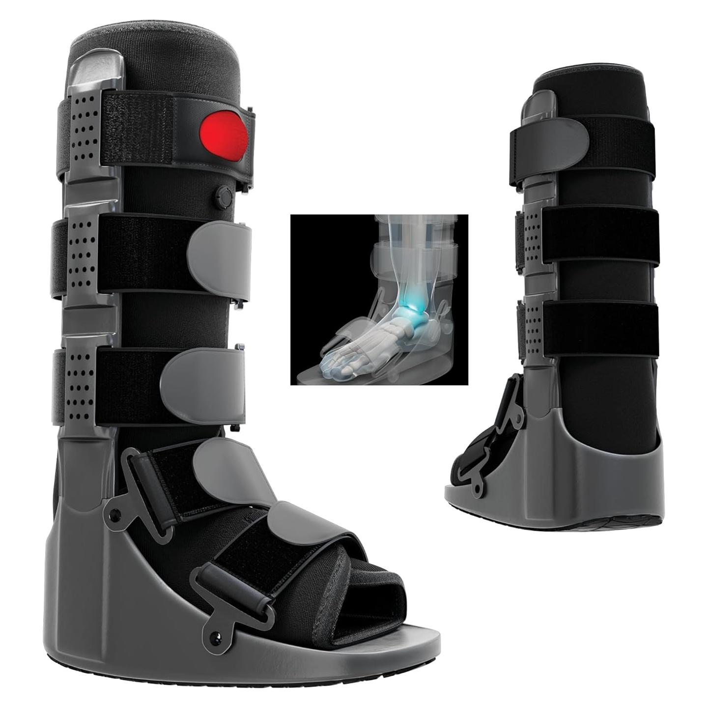 Bota de Caminata Alta Braceapedia Mediana con Bomba de Aire