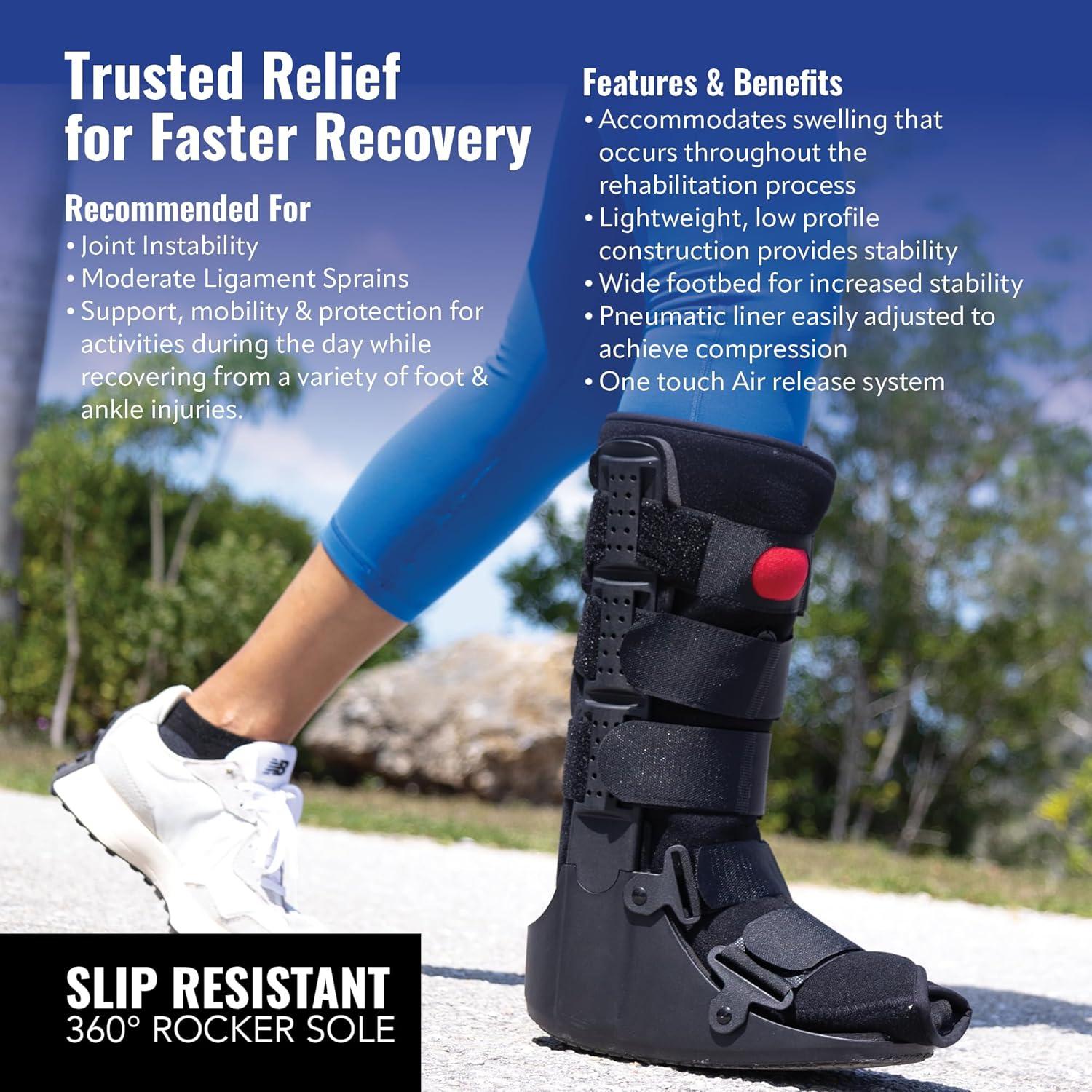 Bota de Caminata Alta Braceapedia Mediana con Bomba de Aire