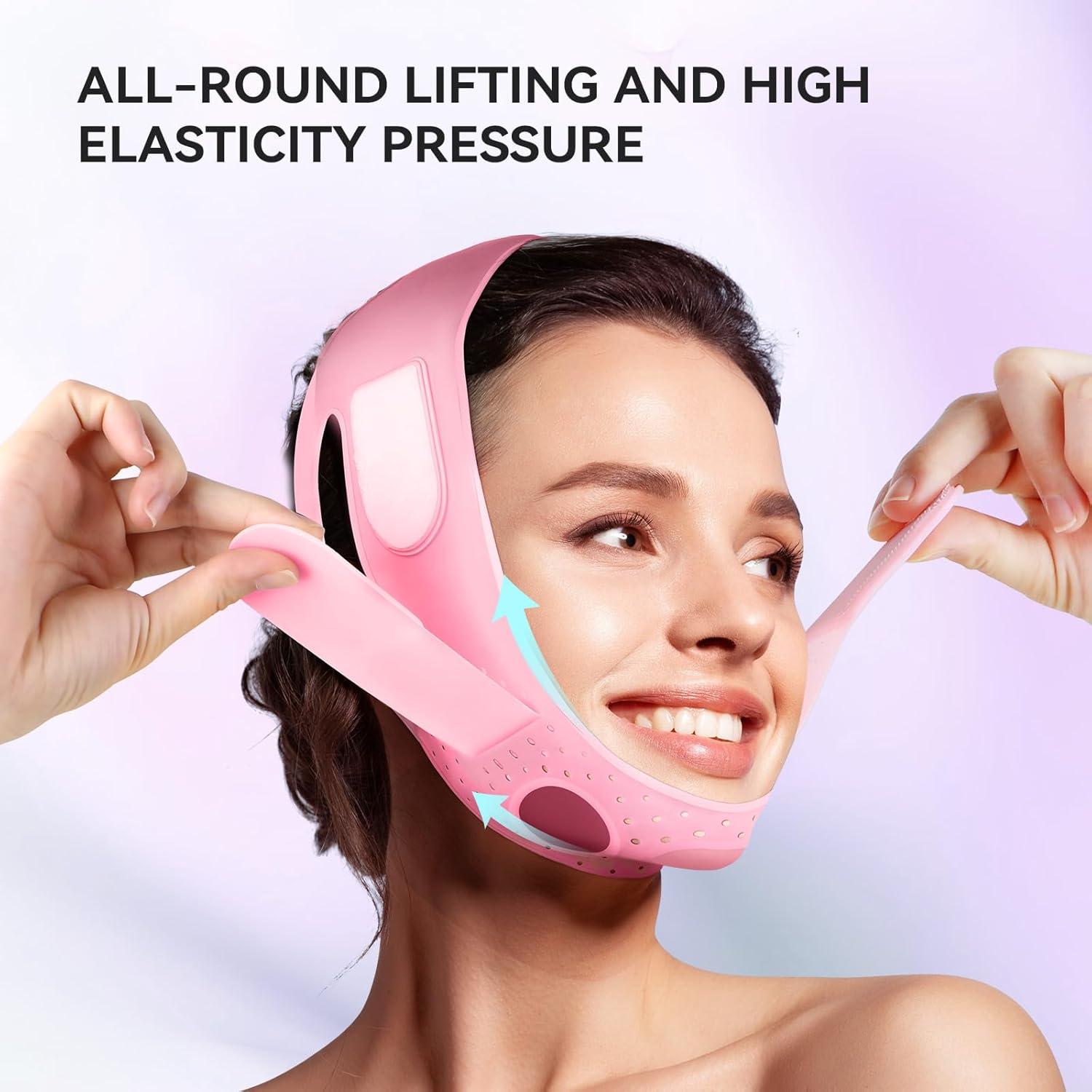 Correa Reutilizable para Adelgazar la Cara - Soporte Mandíbula