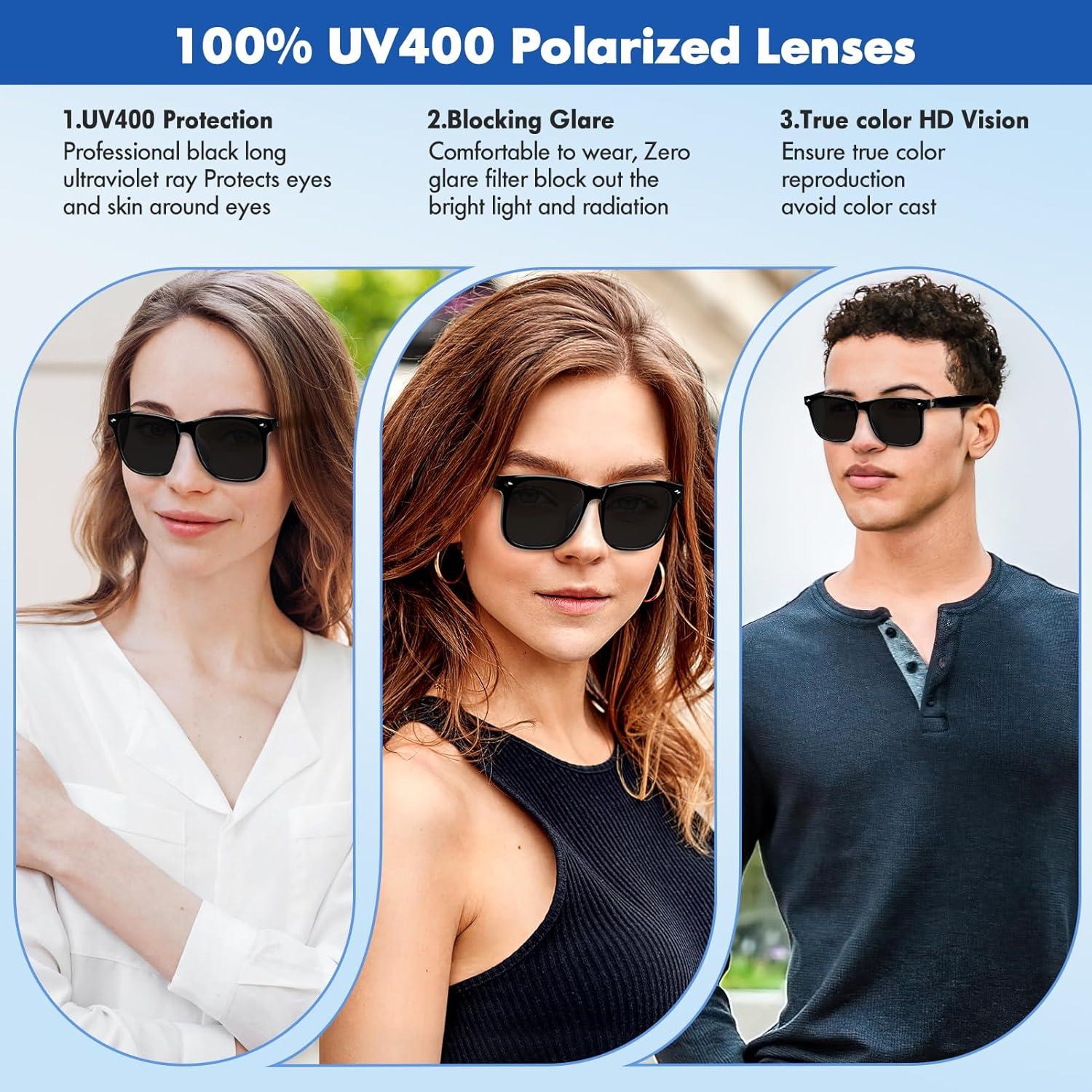 Gafas Inteligentes Luckit Bluetooth AI con Altavoz y UV400